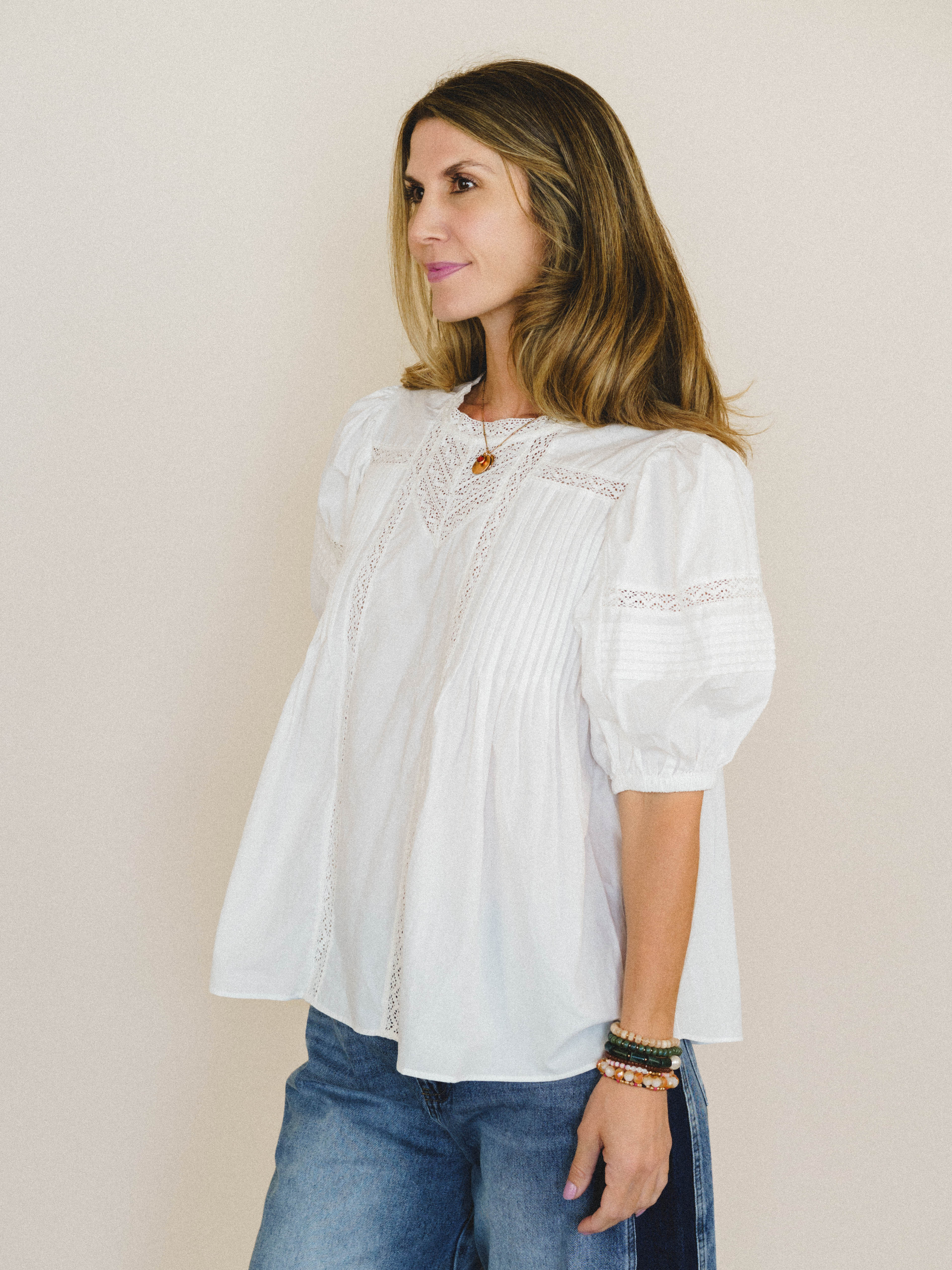A Dose of Whimsy Blouse - White - Image 2