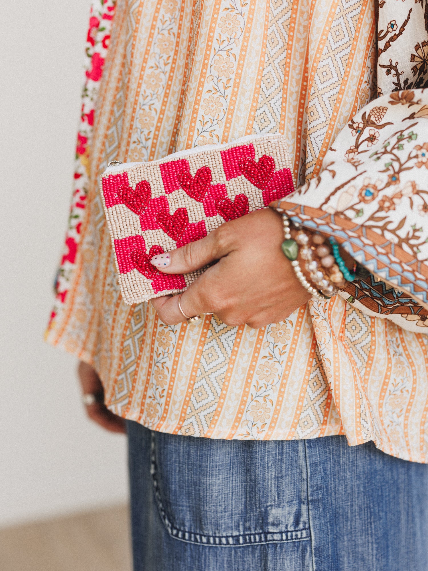 All About Hearts Coin Purse - Multi - Image 3
