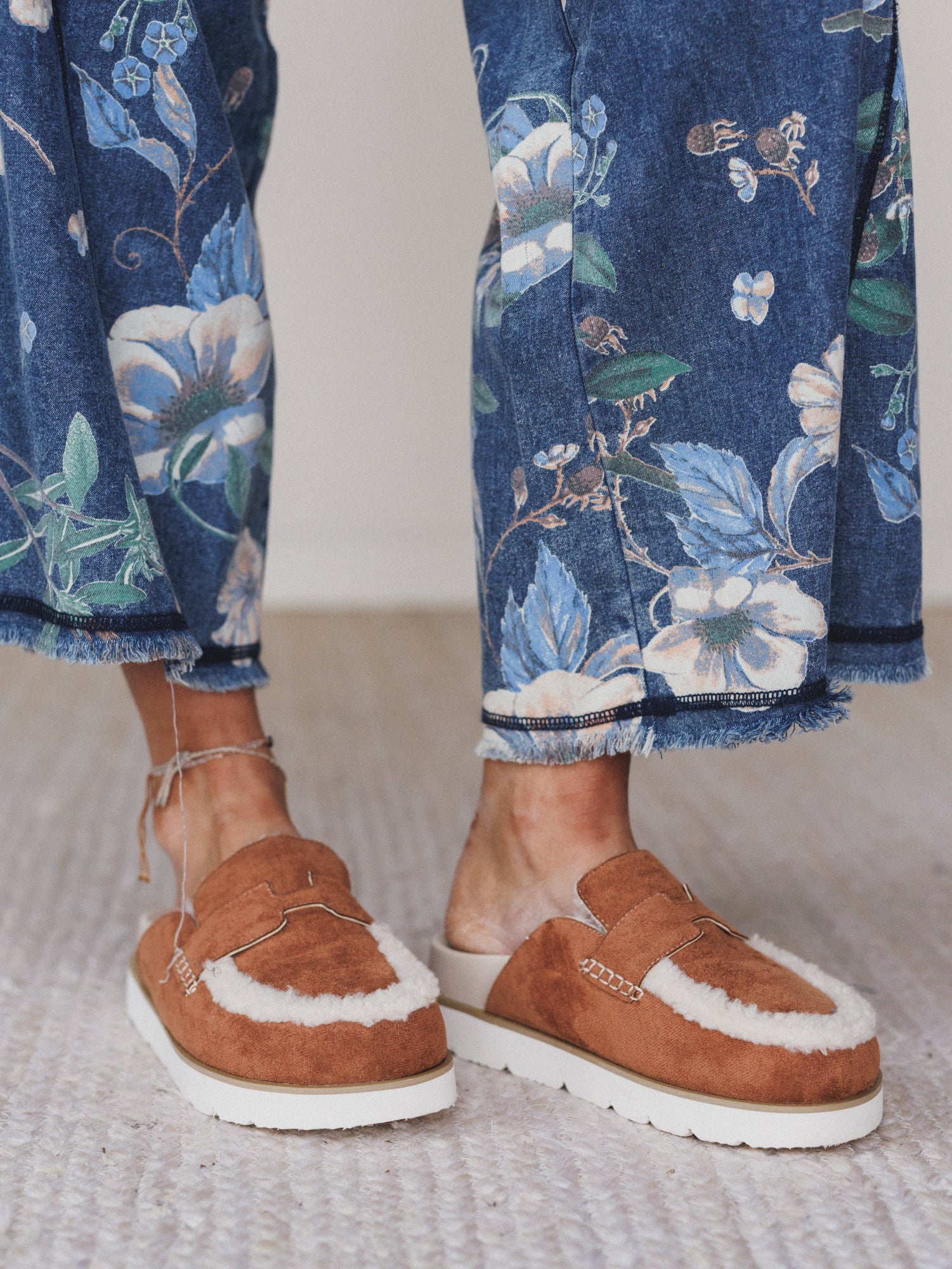 Avalon Loafer Mules - Camel - Image 4