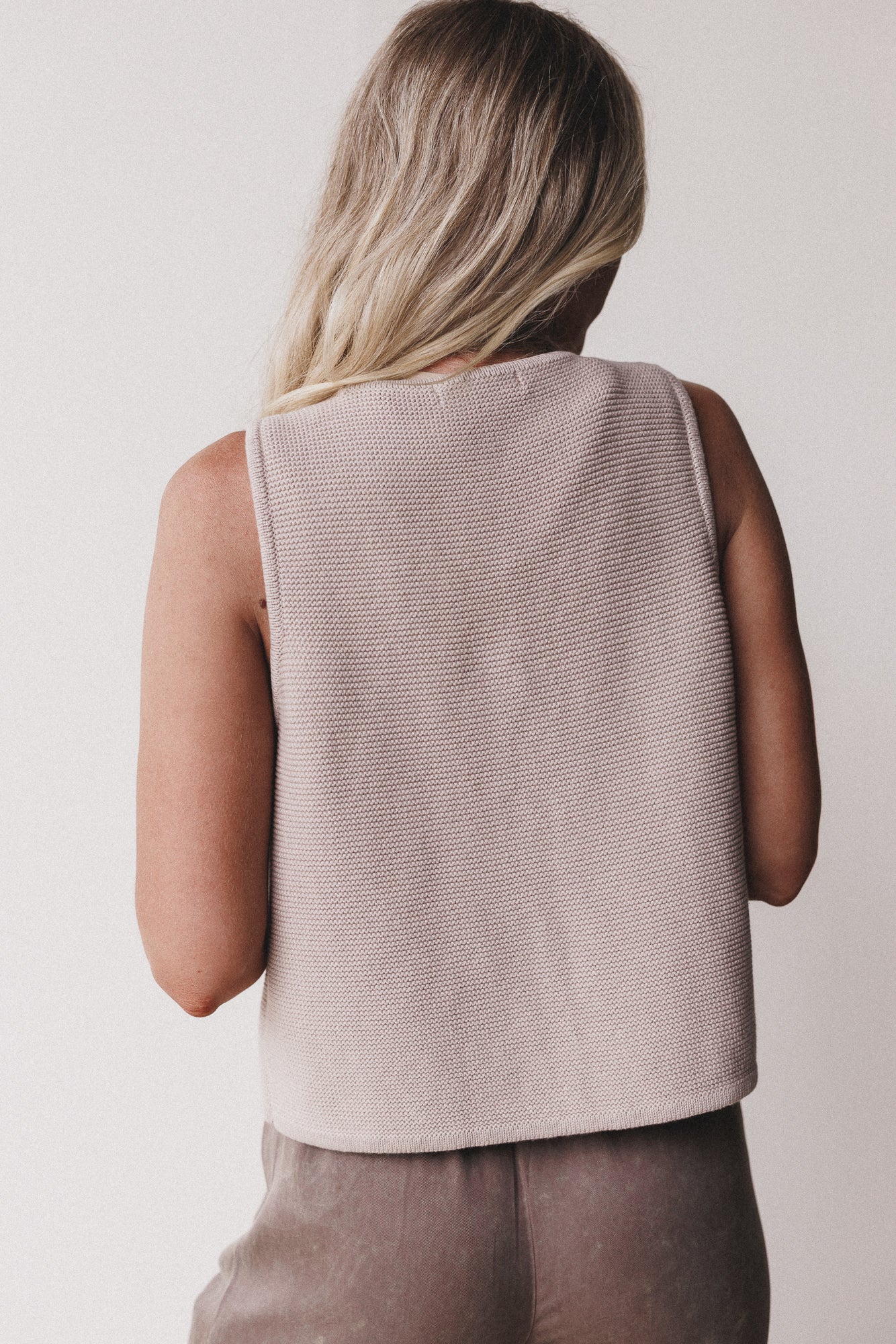 Bare Drift Sweater Vest - Mocha - Image 5