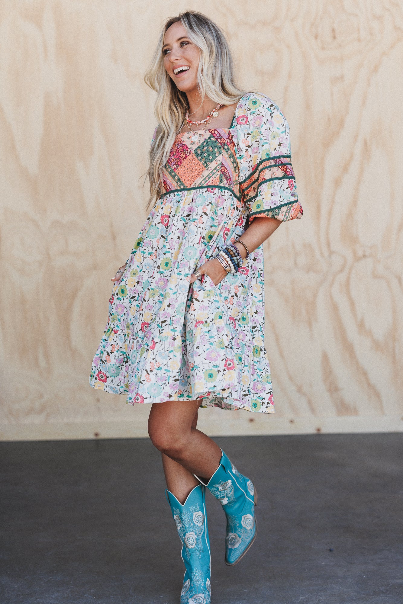 Beyond Boundaries Floral Dress - White - Image 6