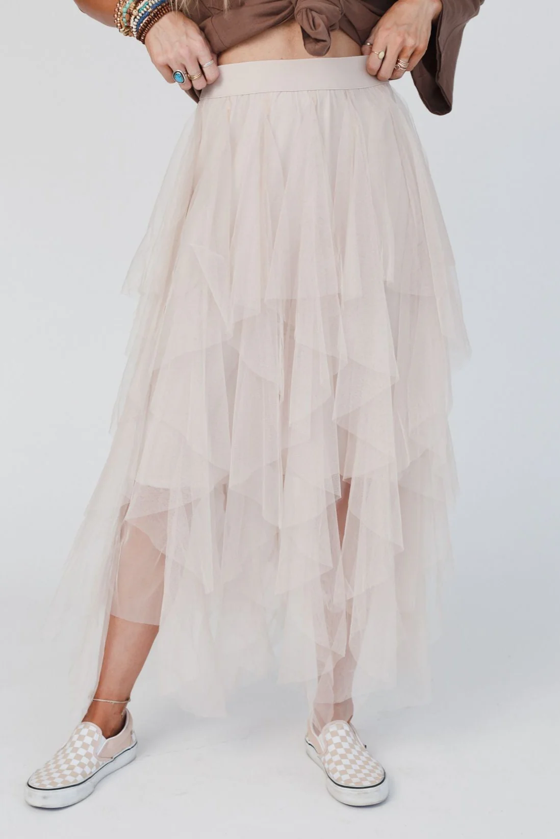 Boho Ballerina Skirt - Nude - Image 5