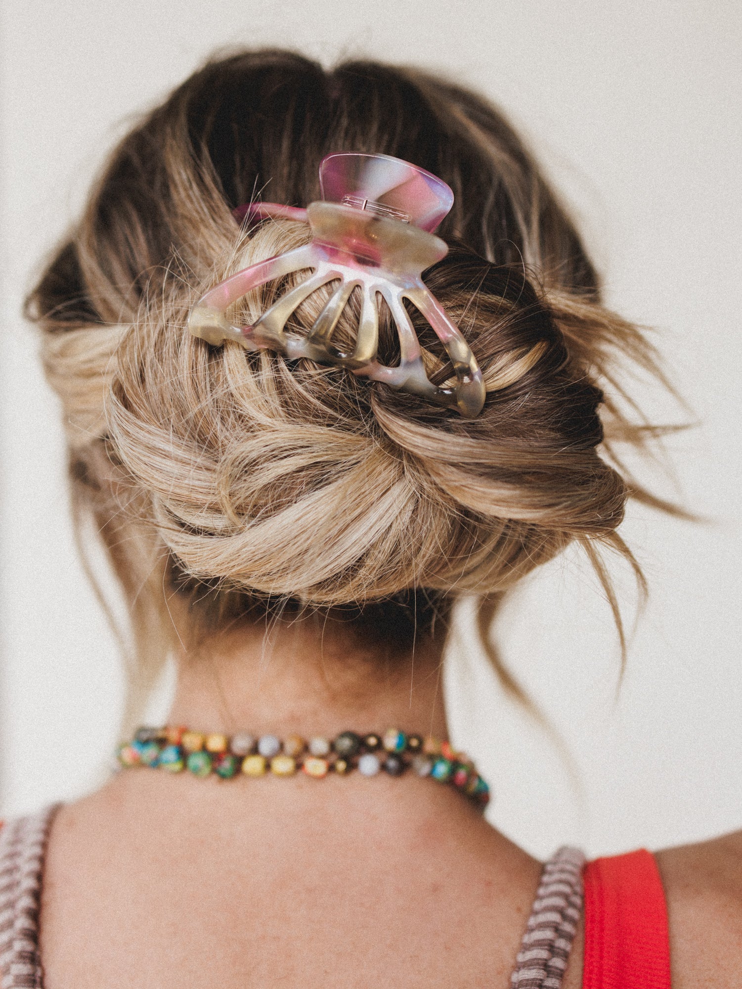 Butterfly Hair Clip - Pink Multi - Image 3