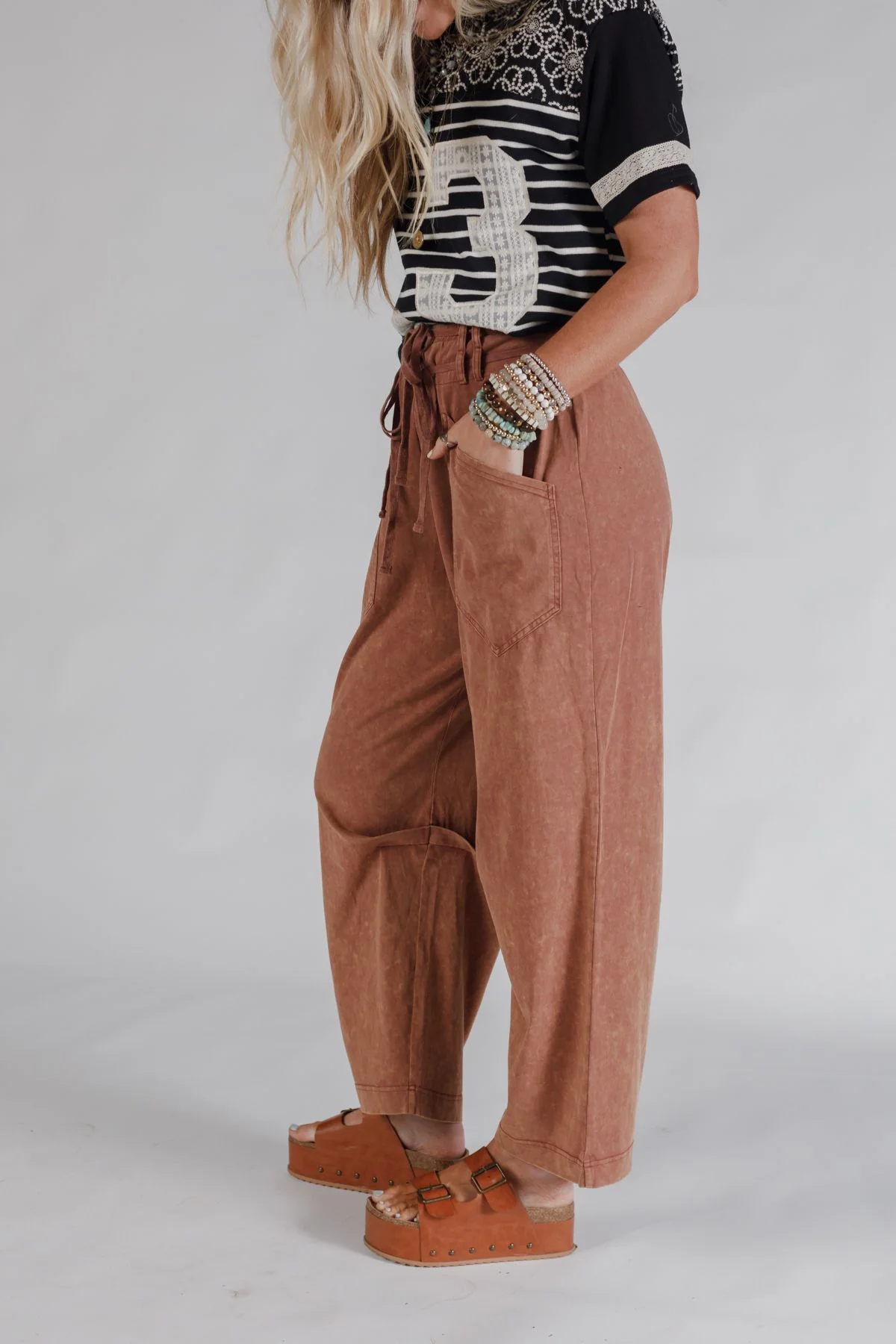 Catalina Pants - Brown - Image 4