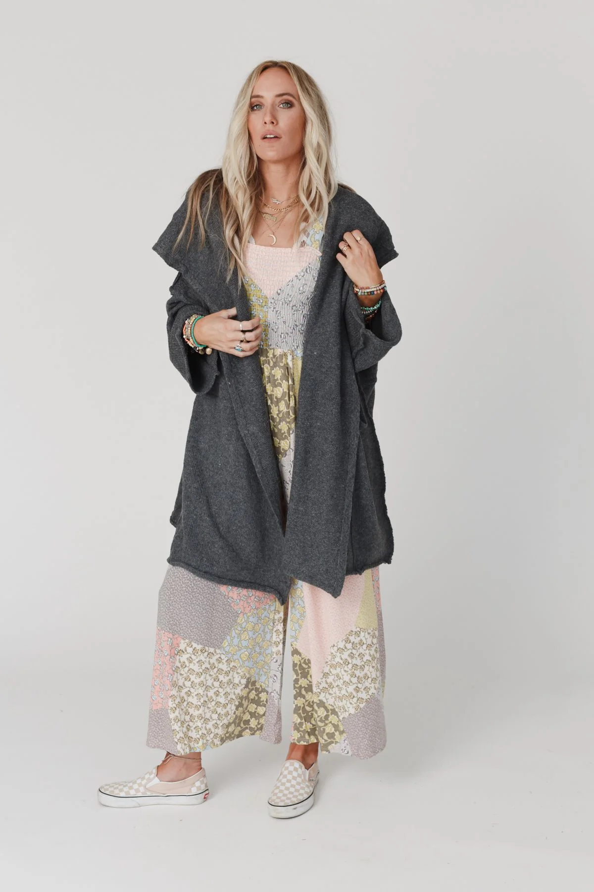 Charlie Oversized Cardigan - Charcoal - Image 10