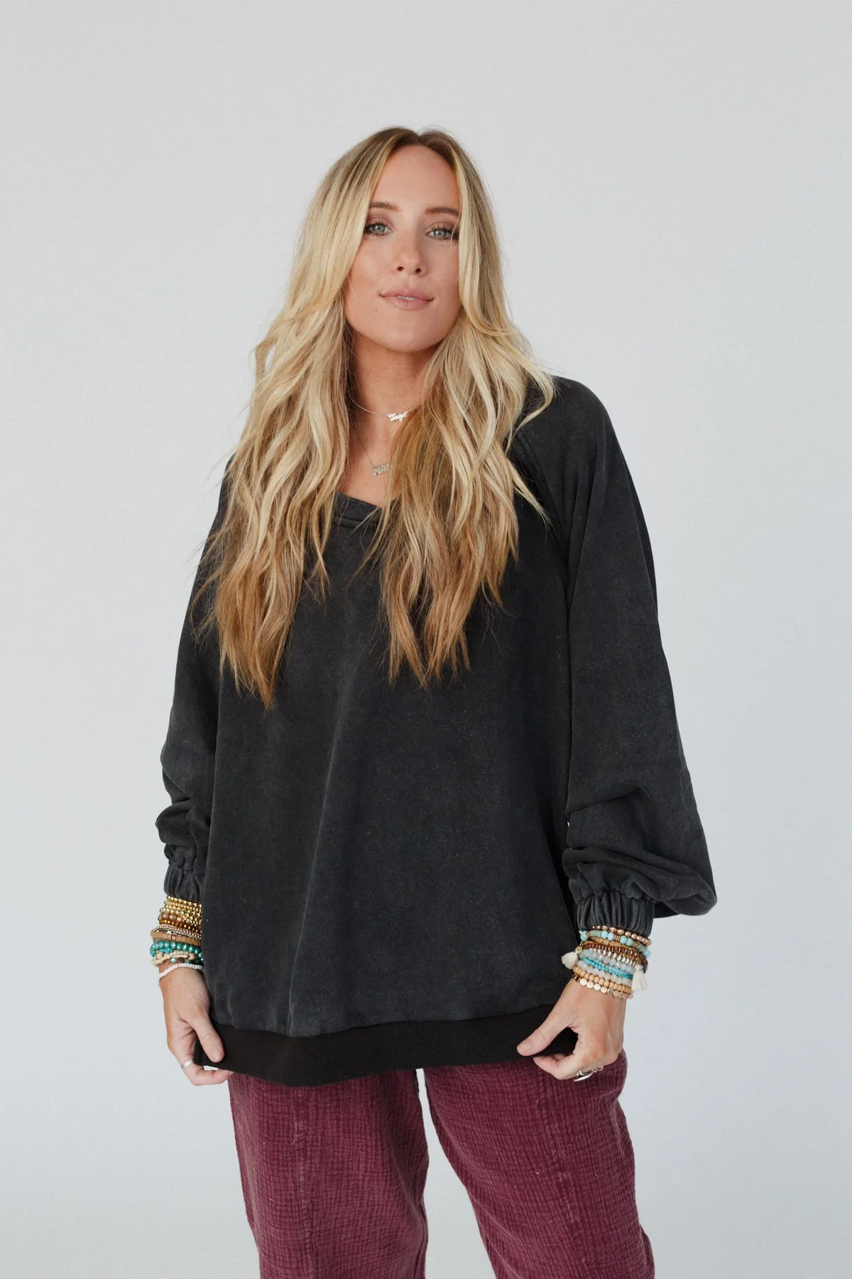 Crossed Paths Sweatshirt - Black - Image 5
