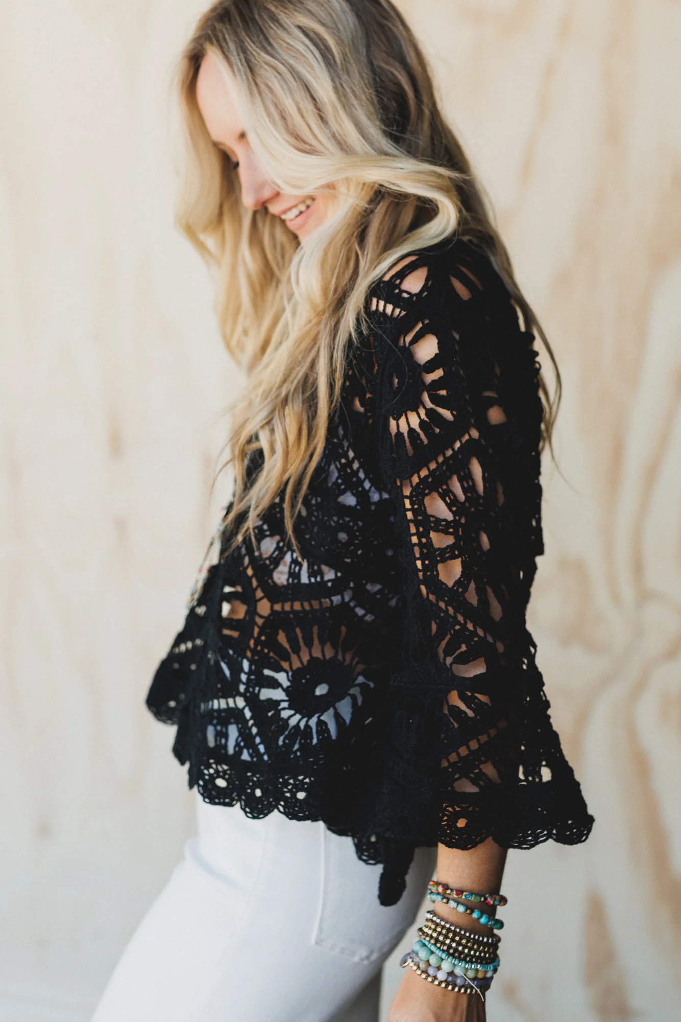 Crush Worthy Crochet Top - Black
