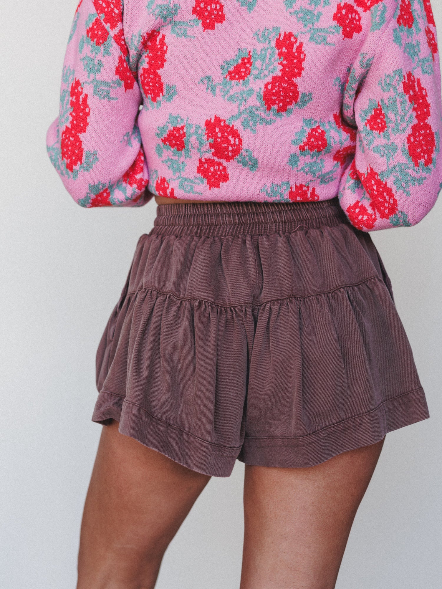 Cute Thrills Shorts - Washed Mocha - Image 5