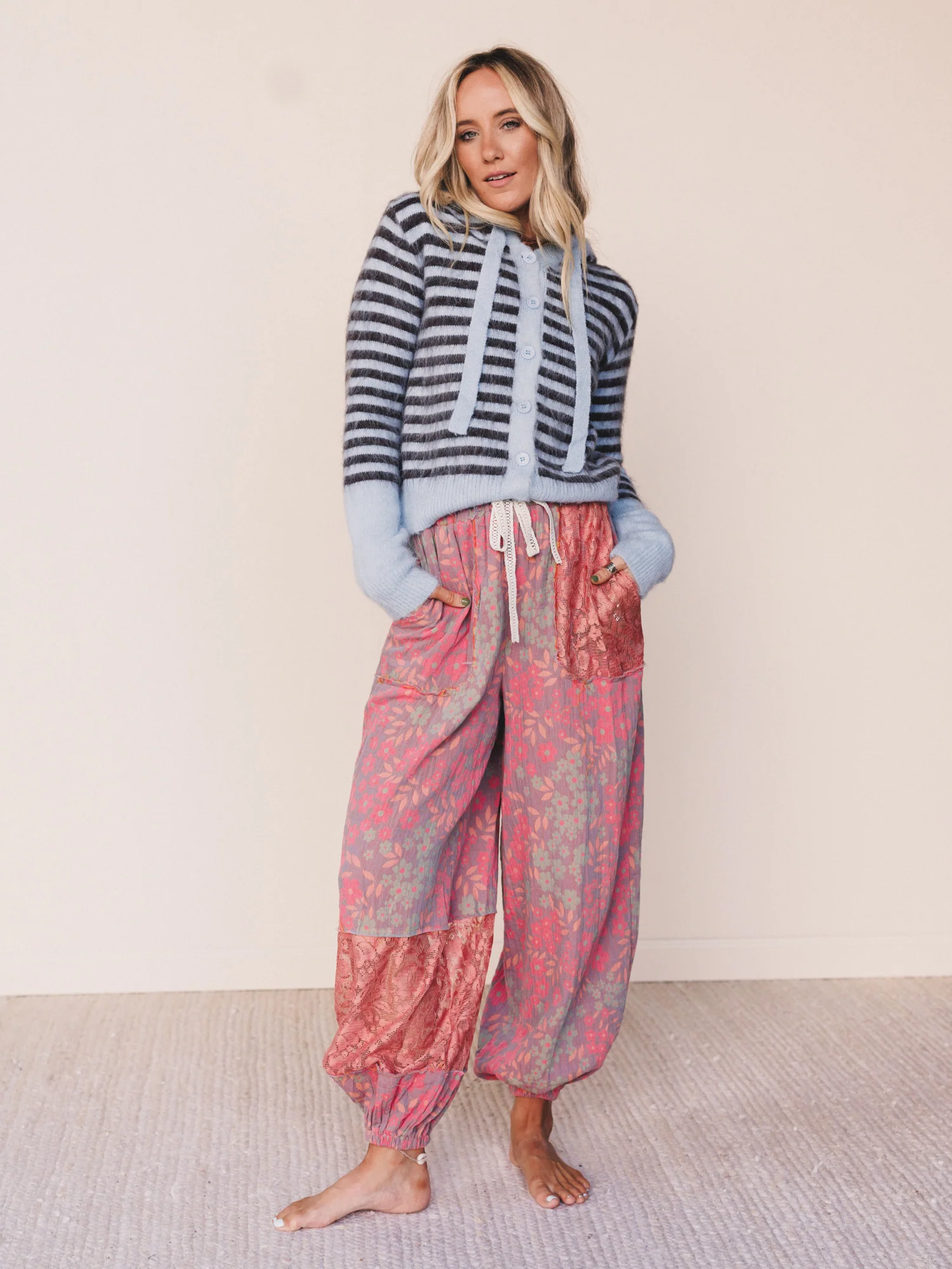 Driftline Striped Sweater - Blue - Image 4