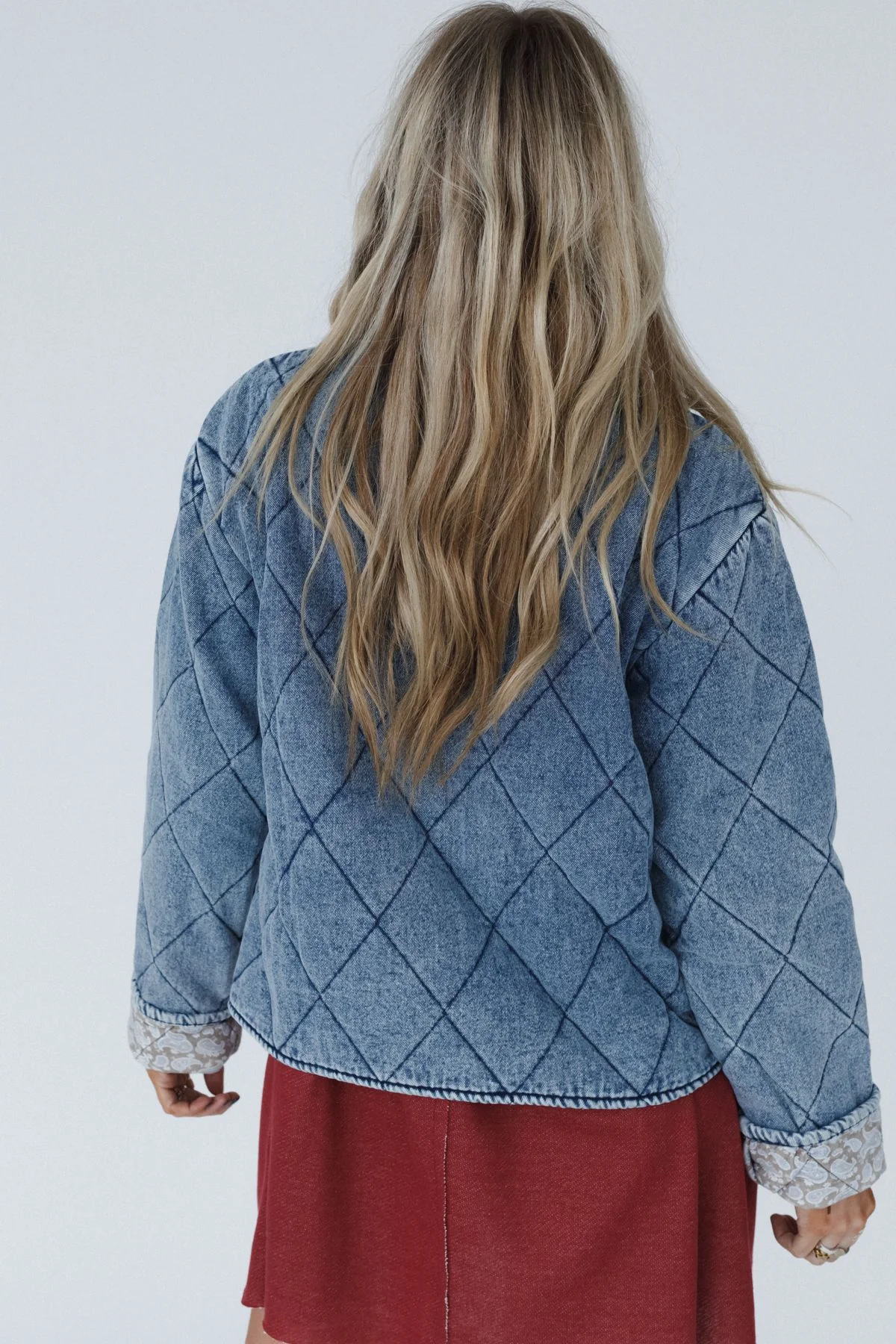 Echo Canyon Quilted Jacket - Medium Denim - Image 4
