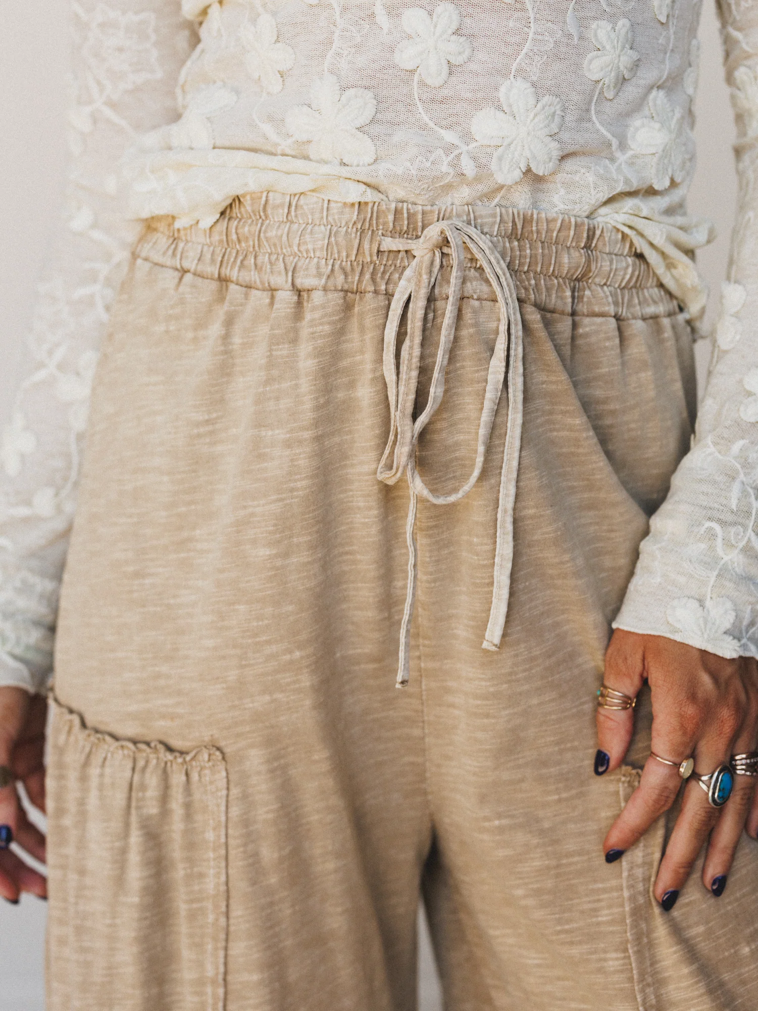 Everyday Adventure Tiered Pants - Tan - Image 3