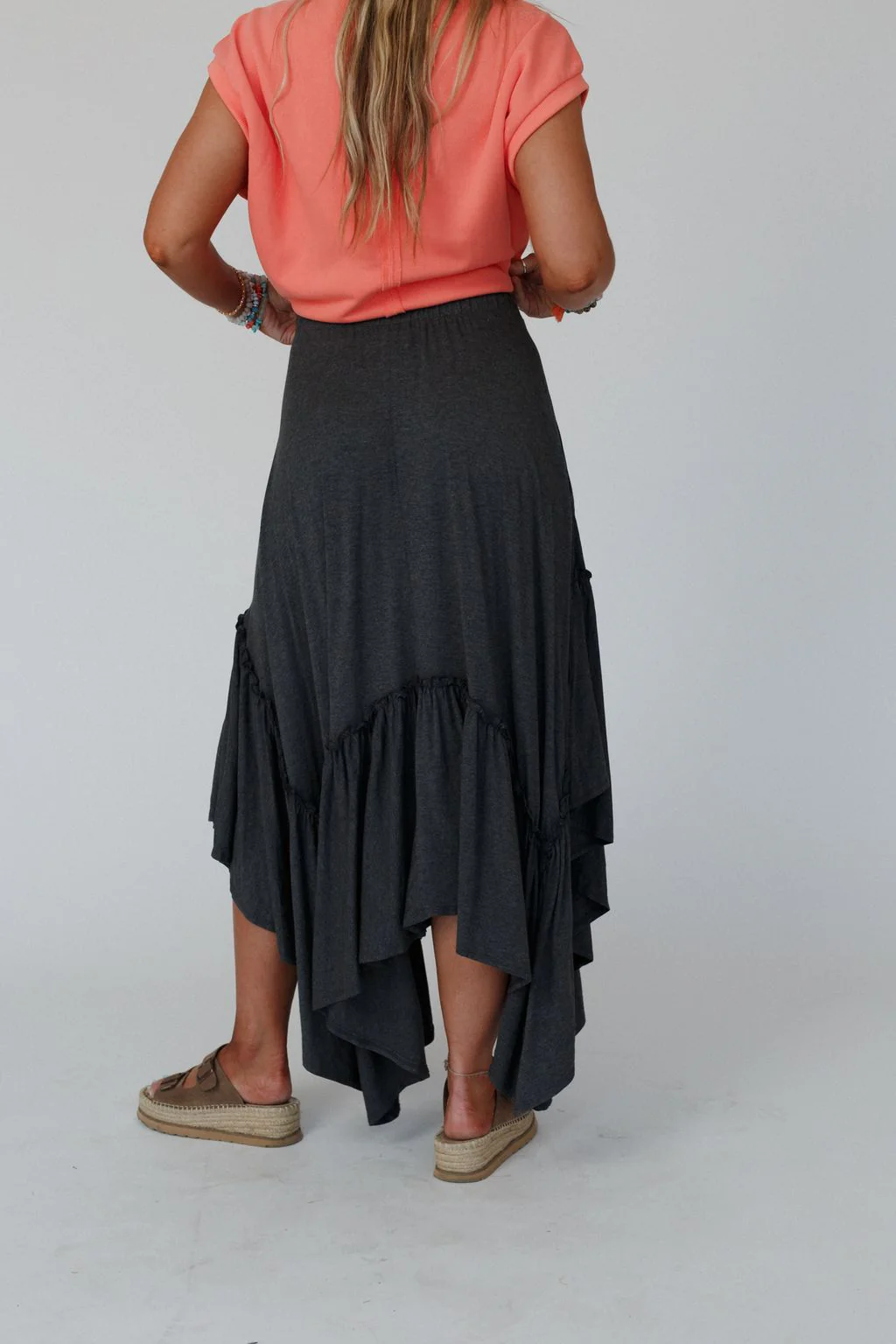 The Nest Forever Beauty Maxi Skirt - Charcoal - Image 7