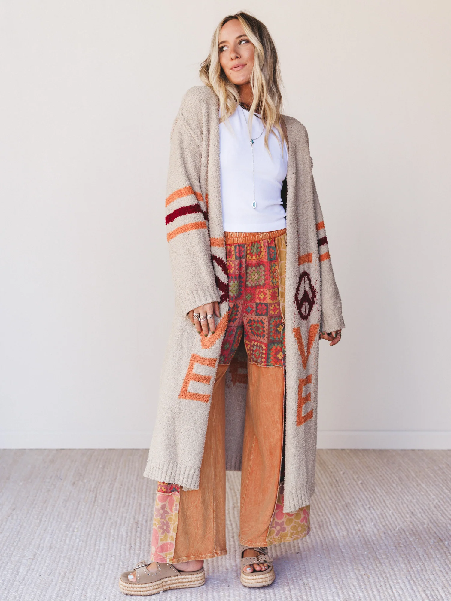 Groove In Love Sweater - Mocha - Image 5