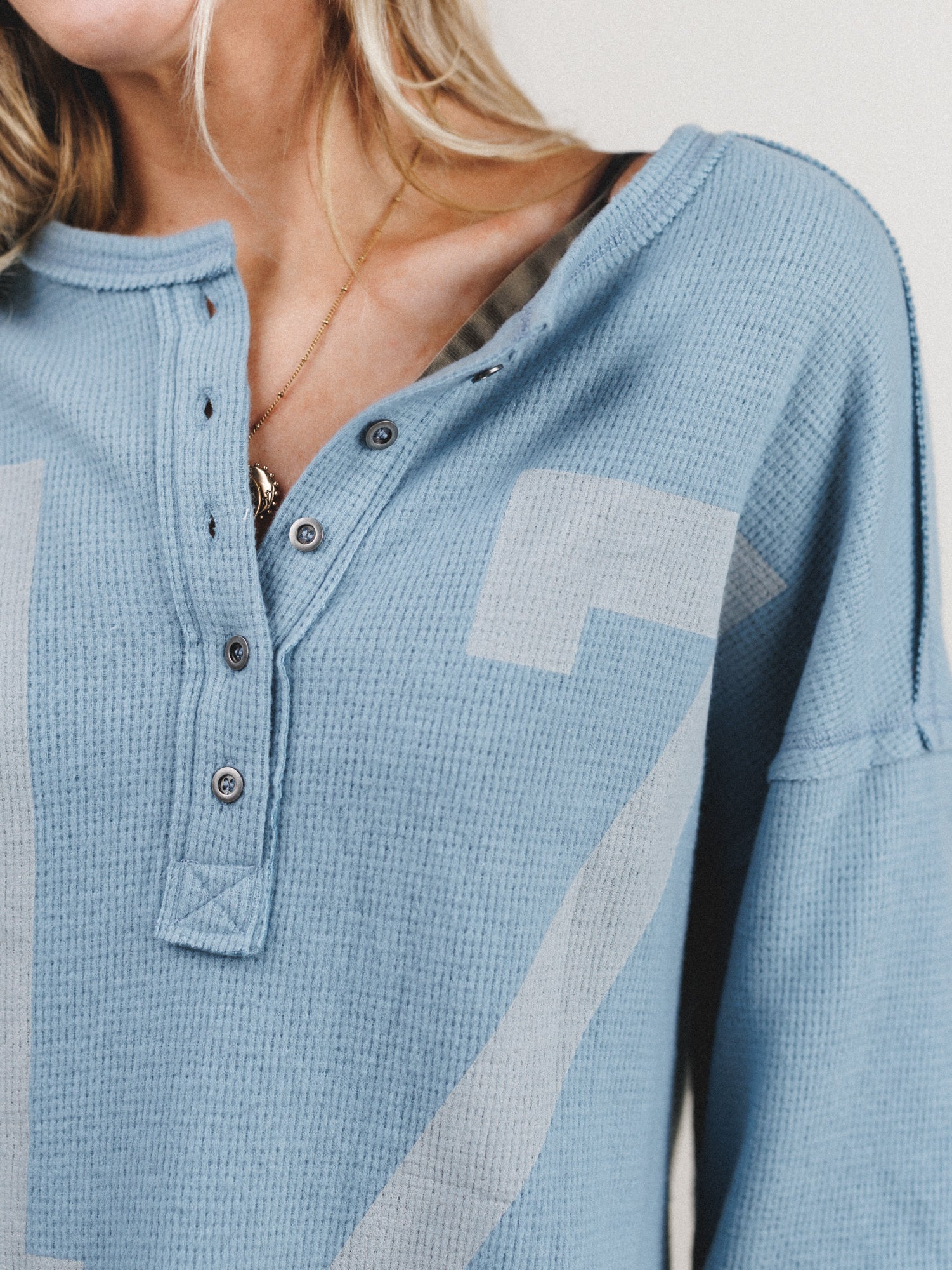 Home Team Long Sleeve Top - Denim - Image 3