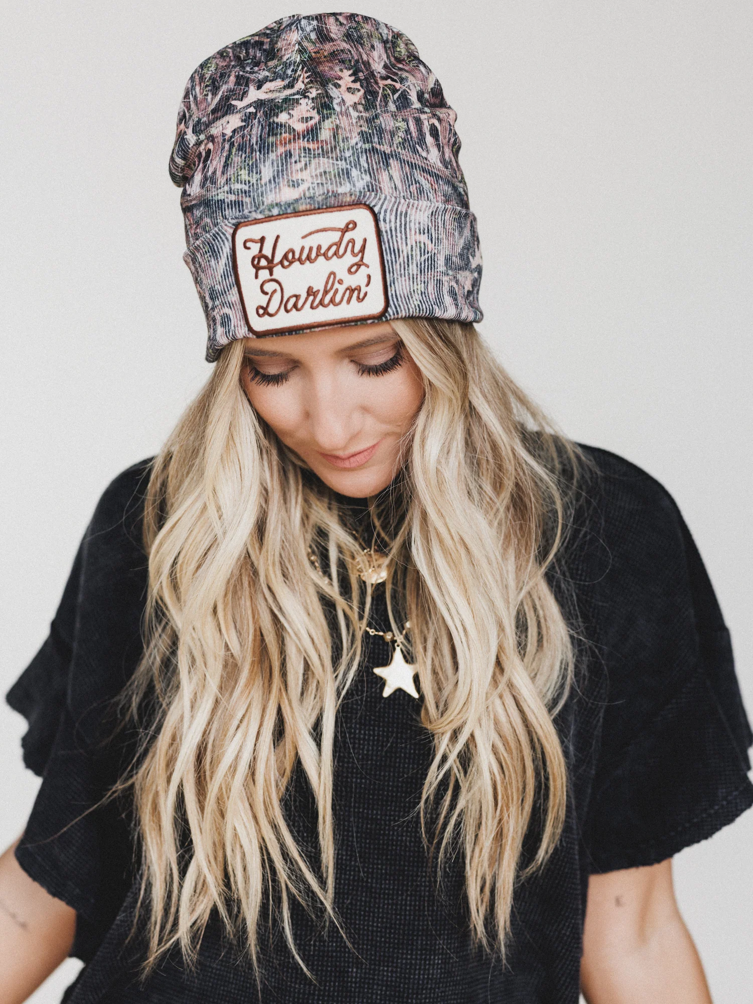 Howdy Darlin Beanie - Camo - Image 6