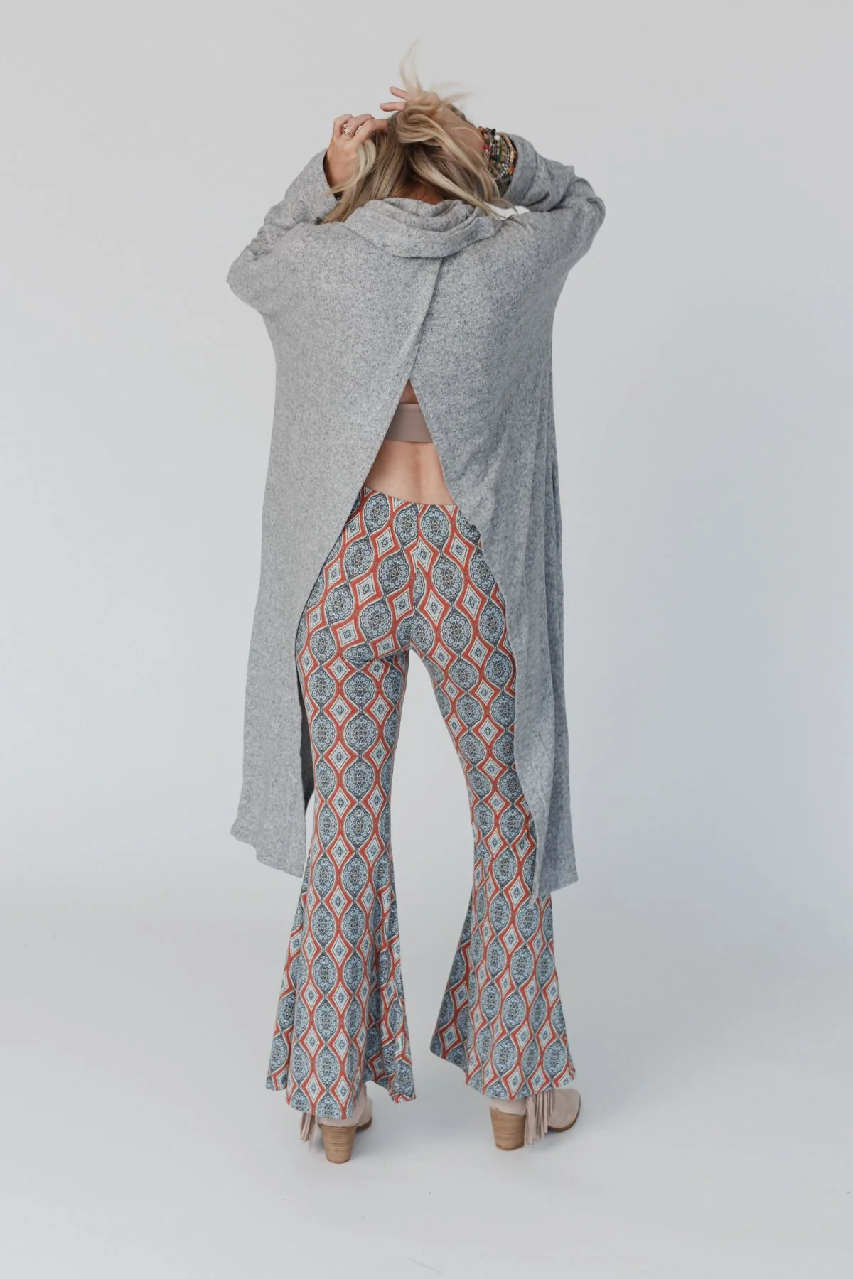 In Your Dreams Maxi Cardigan - Heather Gray - Image 14