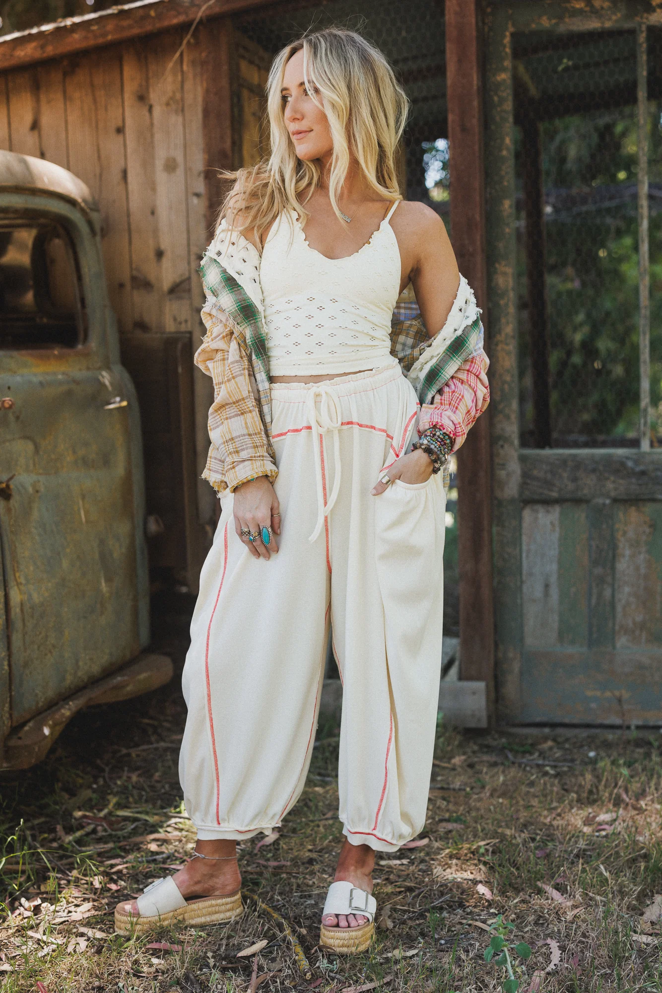 Jasmine Pants - Natural - Image 7