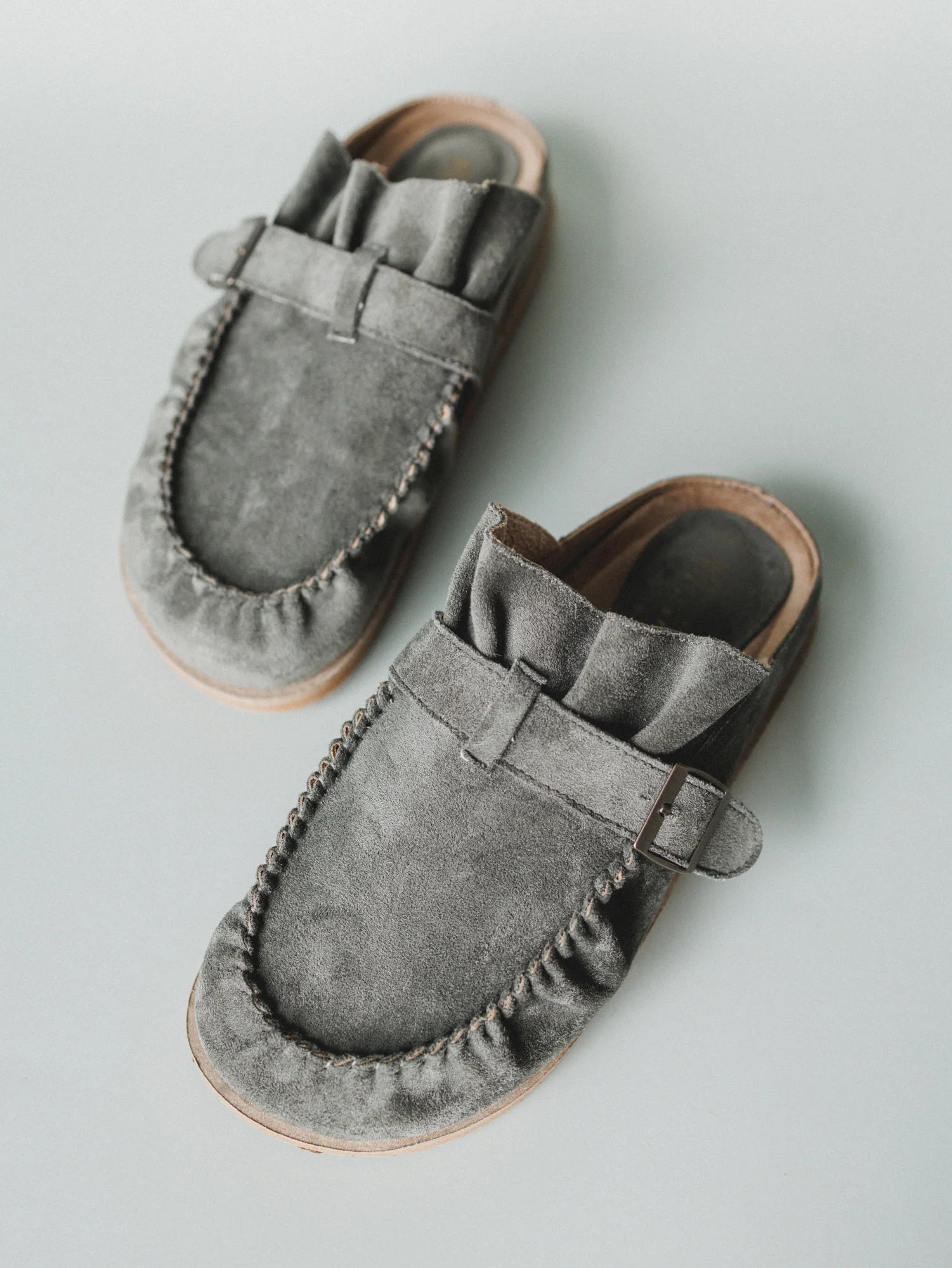 Jola Slide Mule - Olive - Image 7