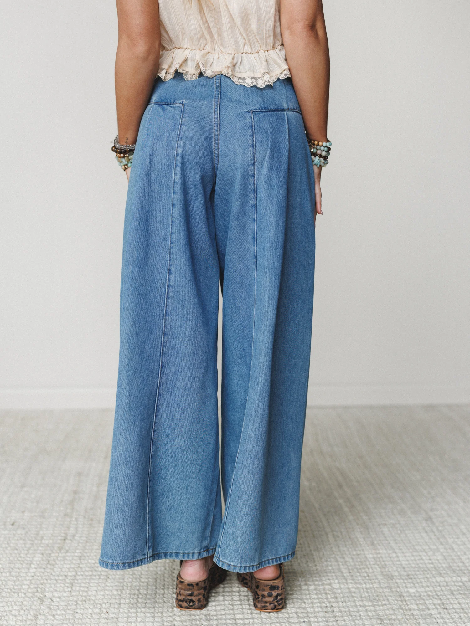 Let Love In Jeans - Light Denim - Image 4