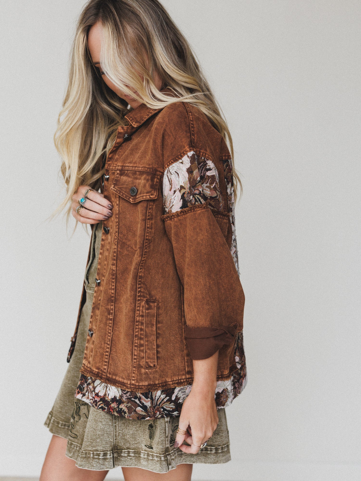 Major Crush Jacket - Brown - Image 6