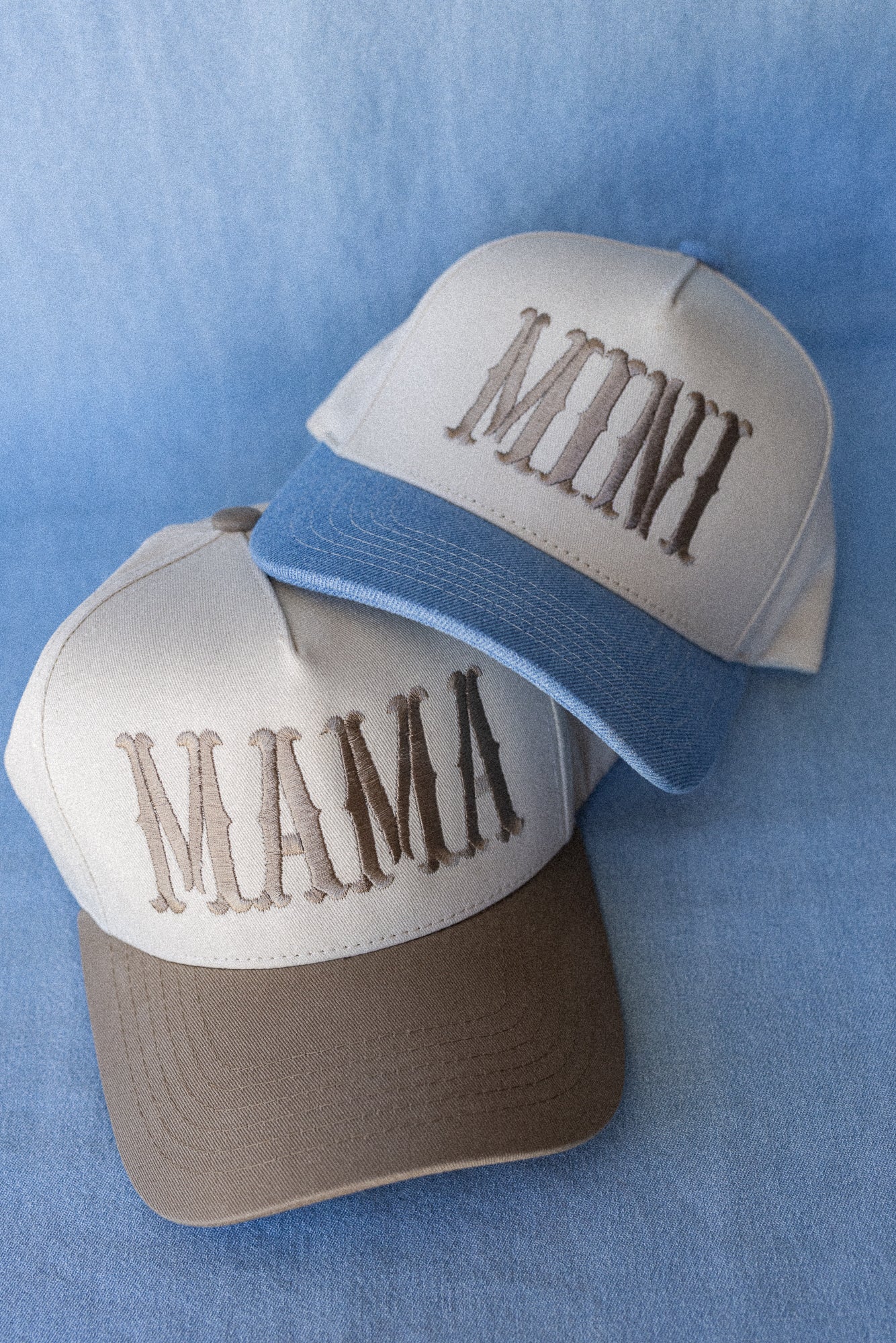 Mama & Mini Baseball Hat Bundle - Beige - Image 2