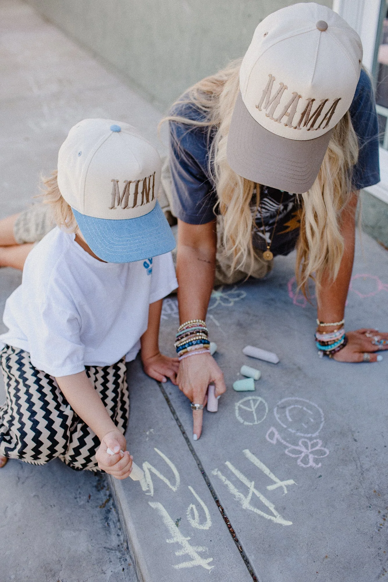 Mama & Mini Baseball Hat Bundle - Beige - Image 6