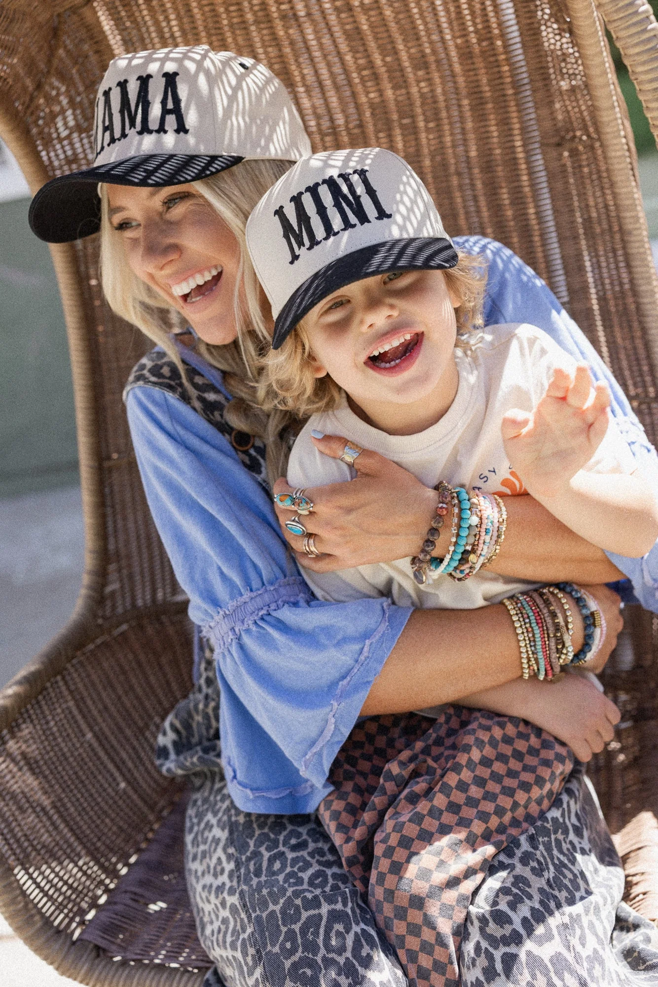 Mama & Mini Baseball Hat Bundle - Black - Image 9