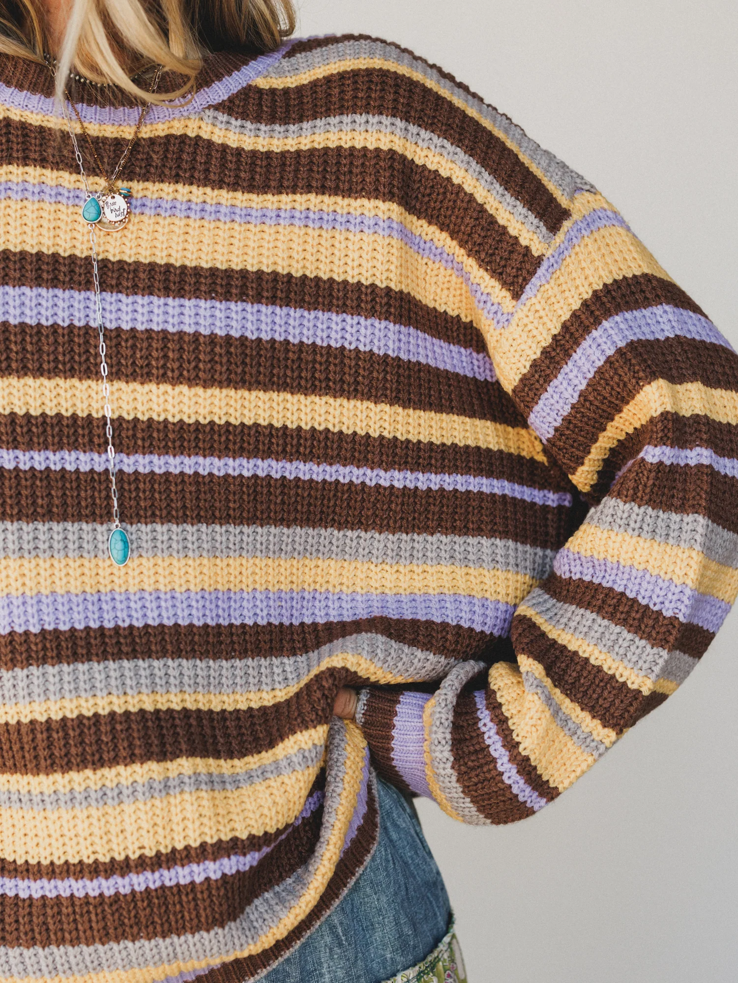 Nomad Line Sweater - Yellow - Image 3