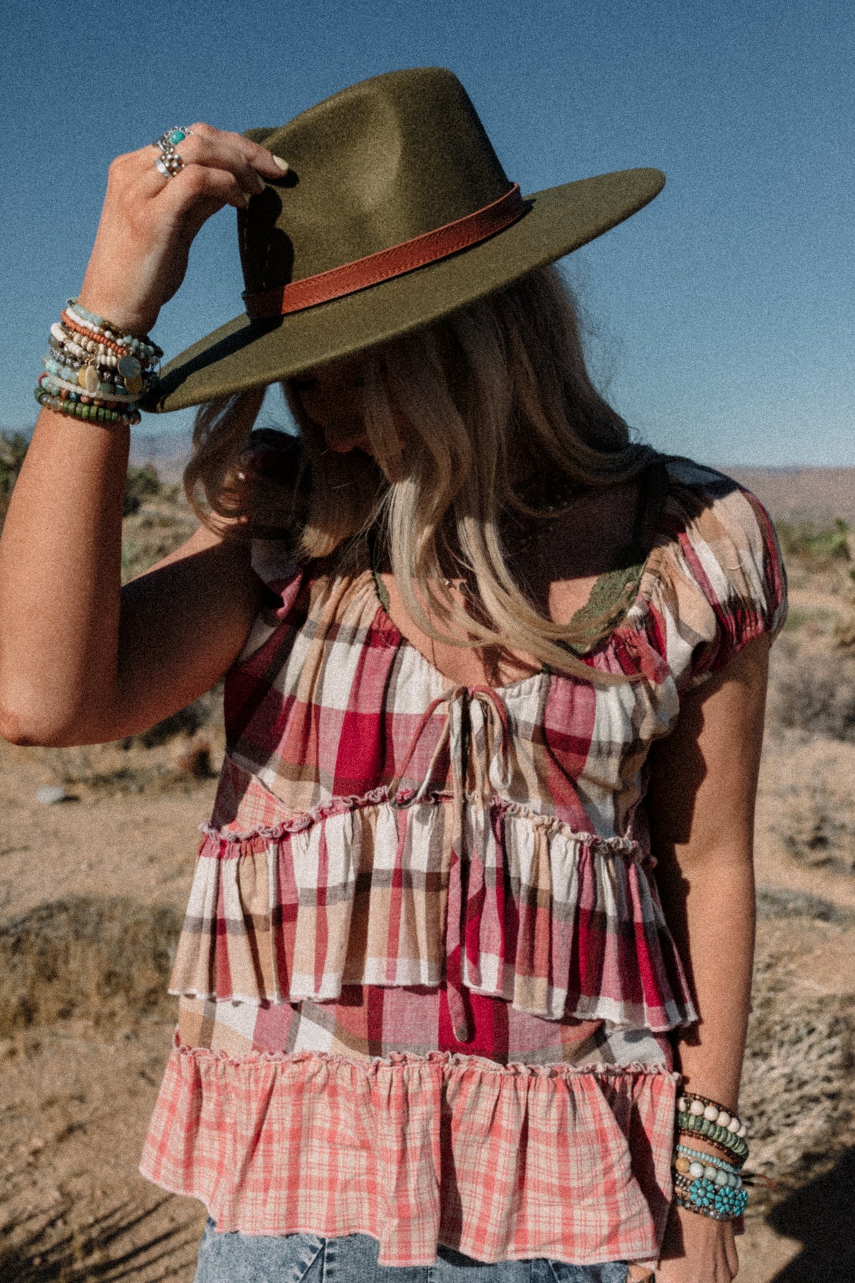 On A Journey Wide Brim Hat - Olive - Image 3