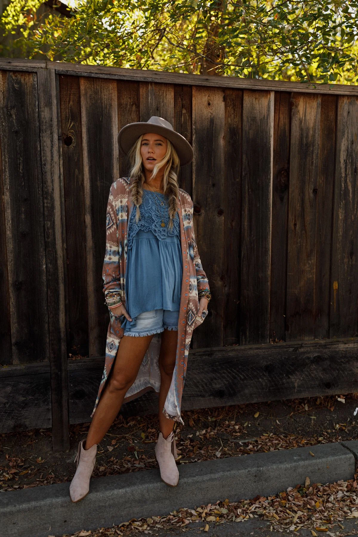 The Nest Santa Fe Rose Duster Cardigan - Multi - Image 4