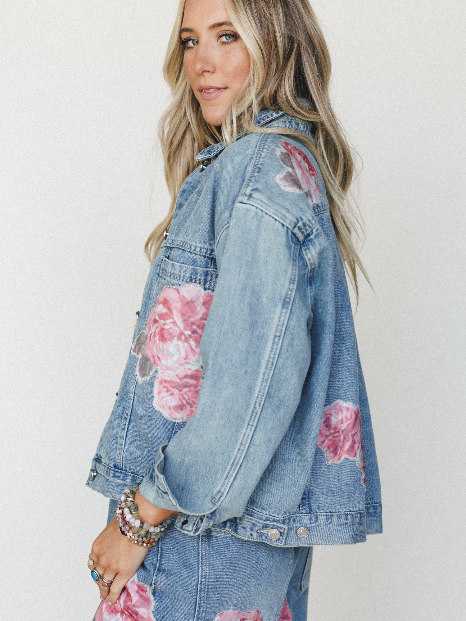 Petal Party Jacket - Denim - Image 4