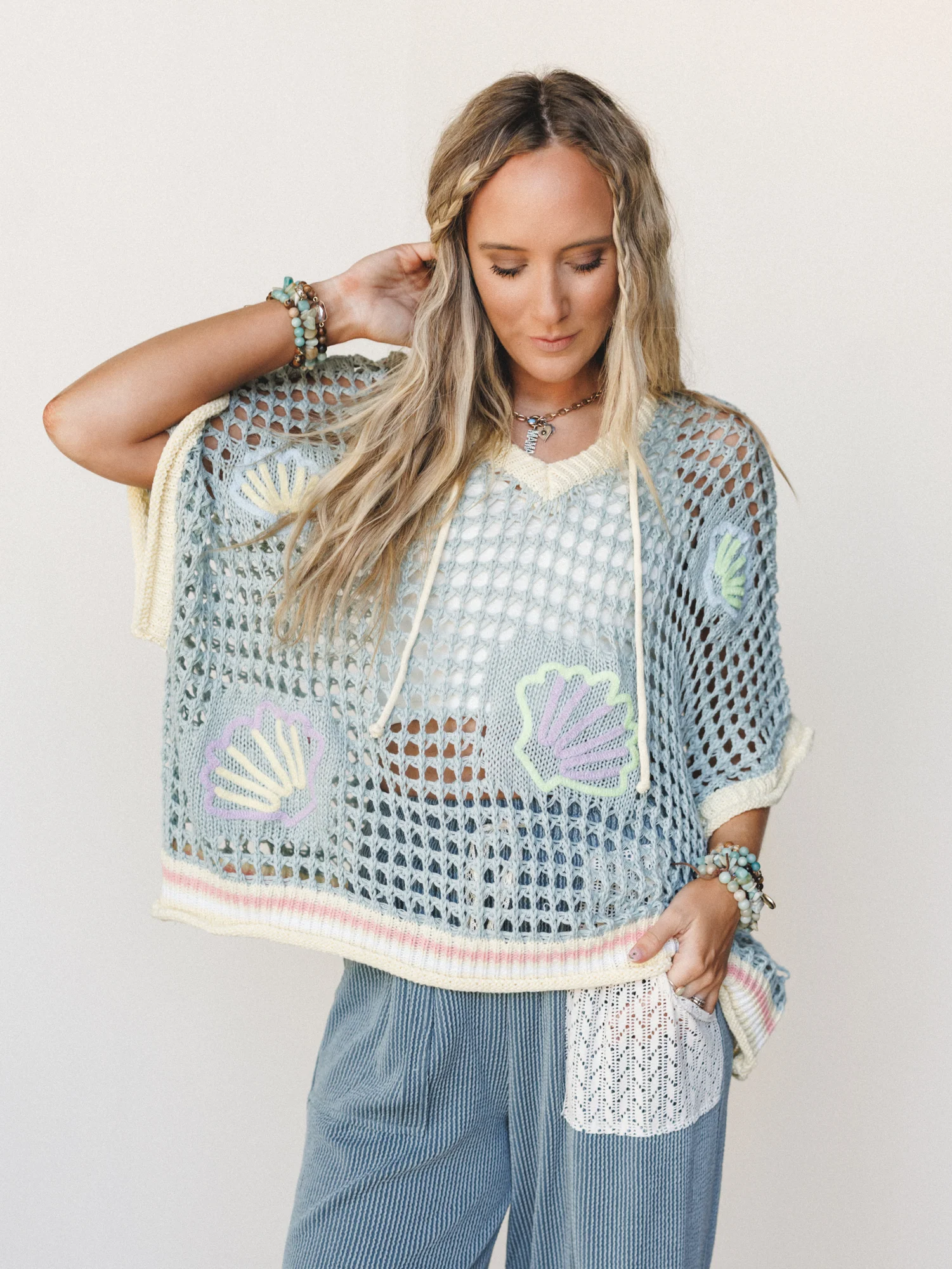 Seaside Trove Top - Seafoam Banana - Image 6