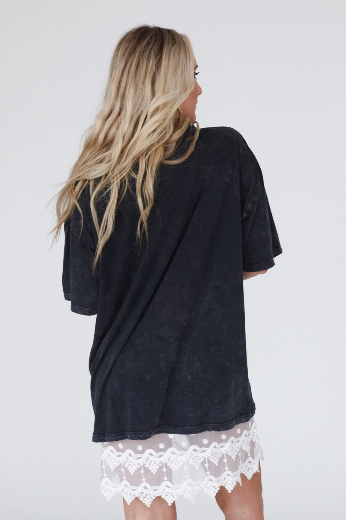 Share The Love Graphic Tee - Charcoal - Image 11