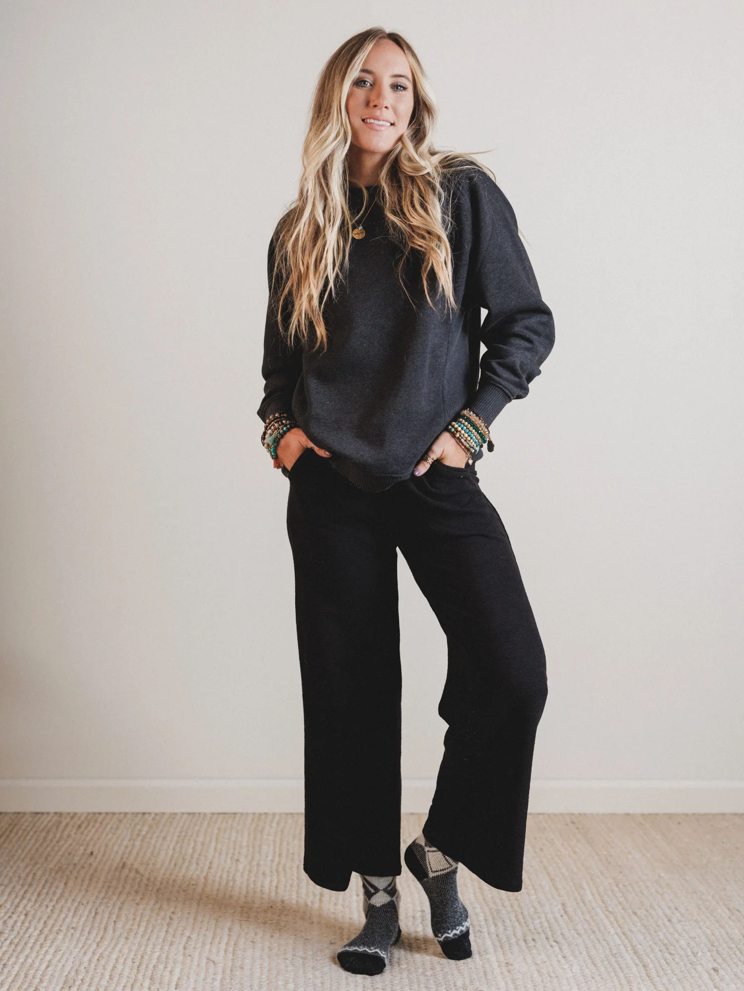 Sky Valley Lounge Pants - Black - Image 3