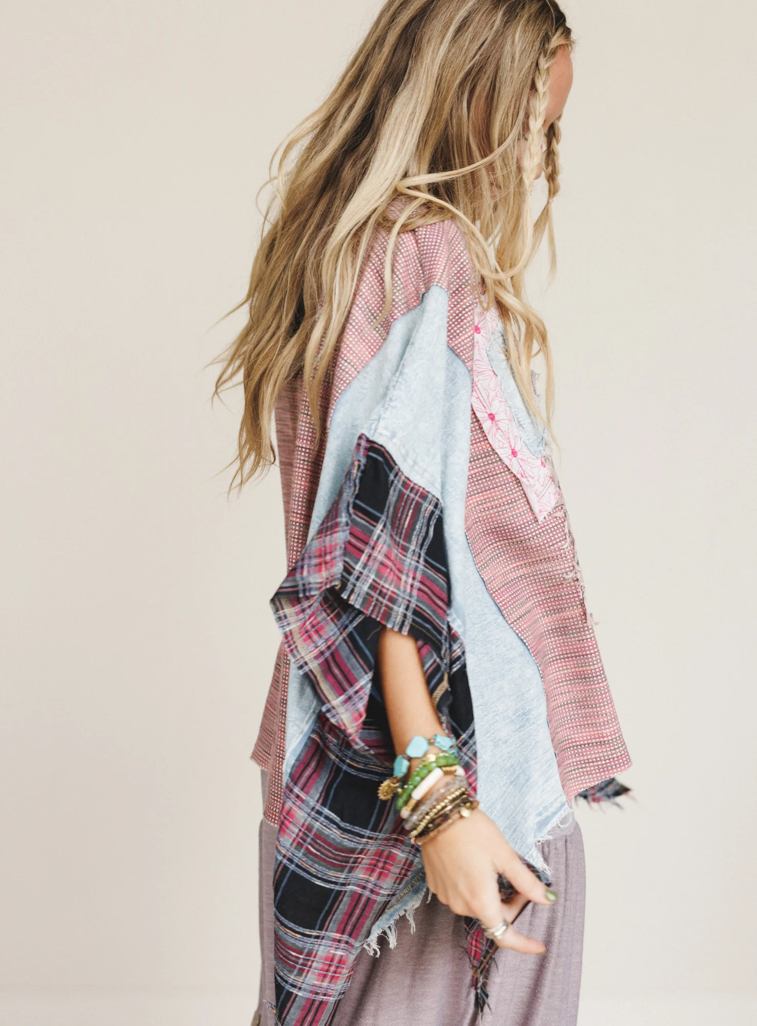 Soft Heart Patchwork Top - Pink - Image 5