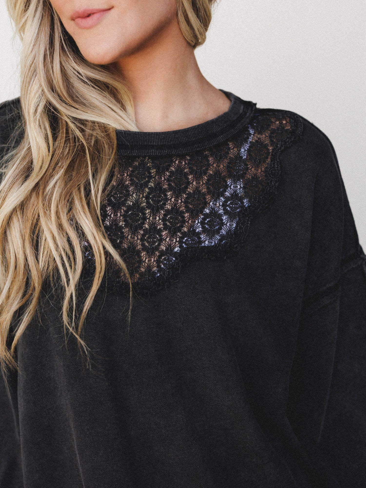 Spring Lily Tunic - Black - Image 4