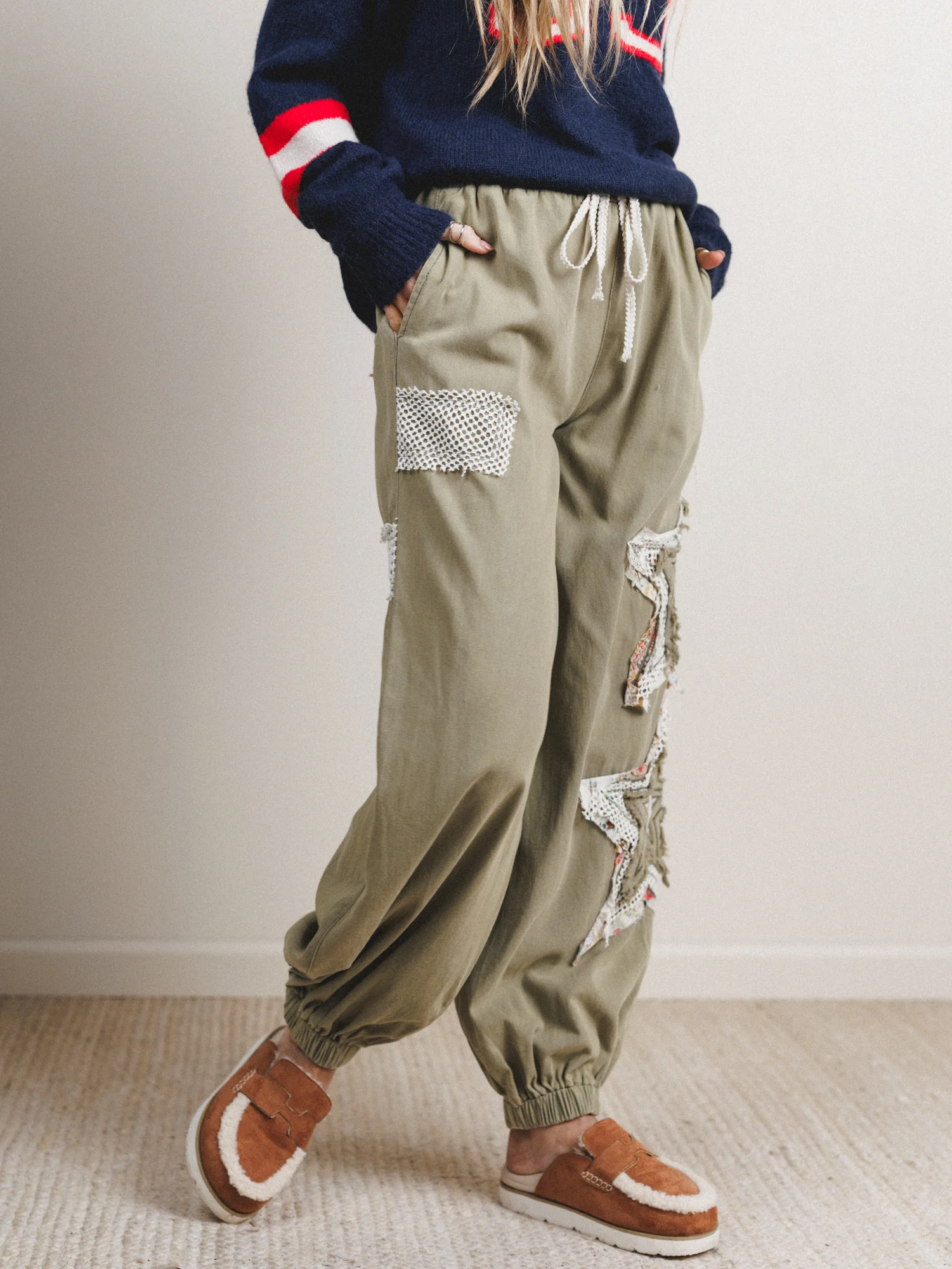 Star Cool Pants - Olive - Image 3