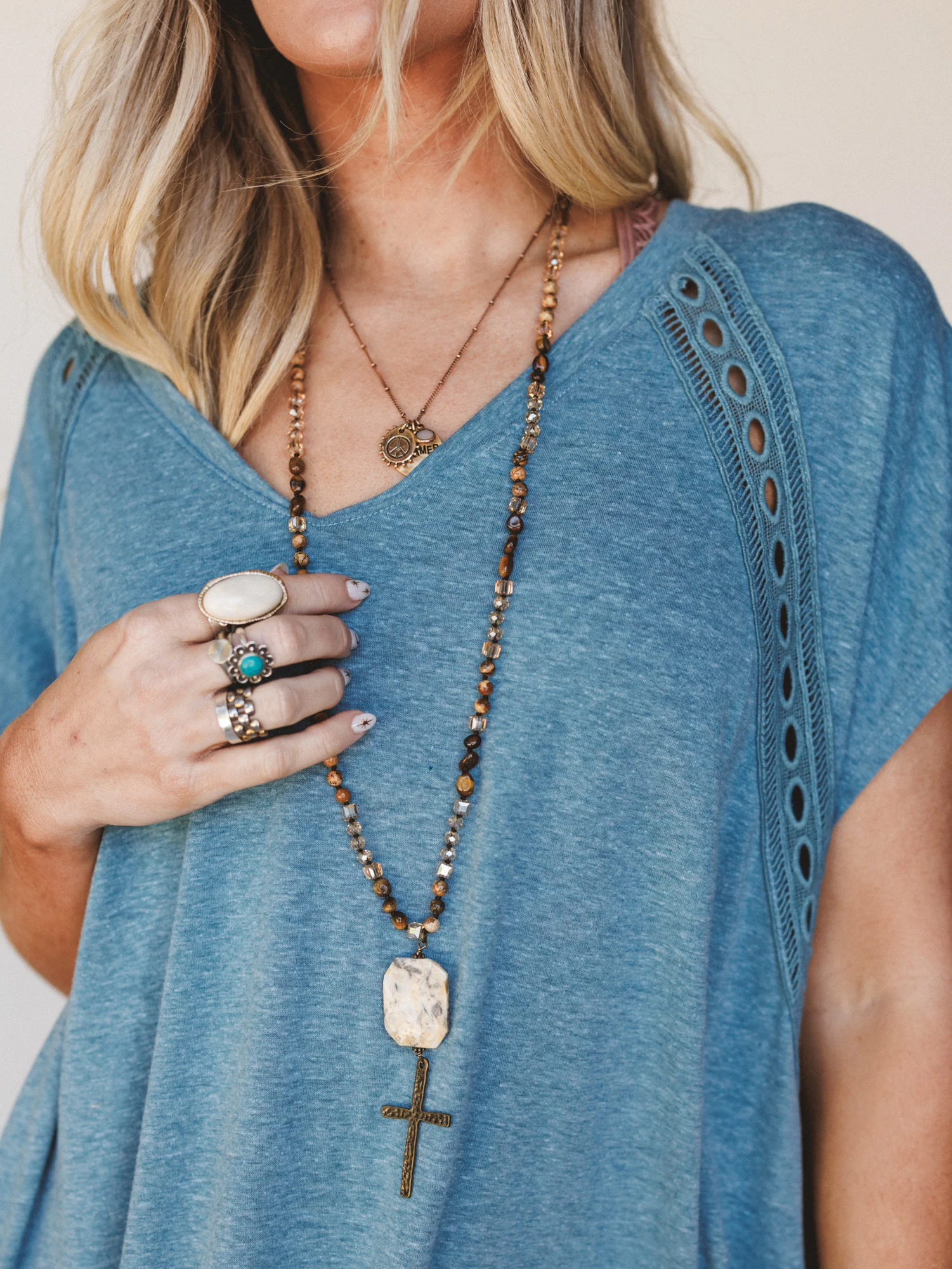 Stephanie Necklace - Jasper