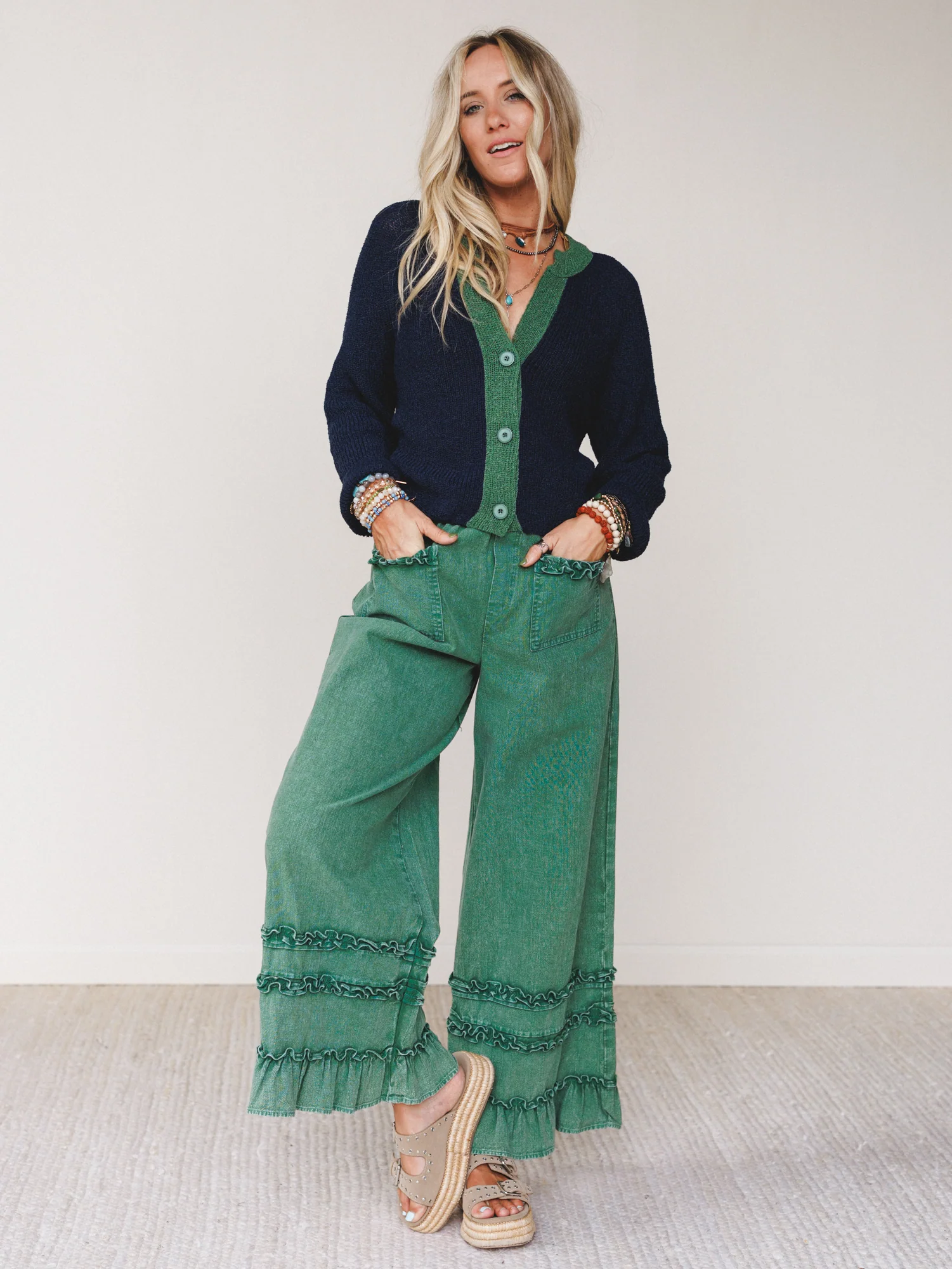 Study Break Cardigan - Navy - Image 3
