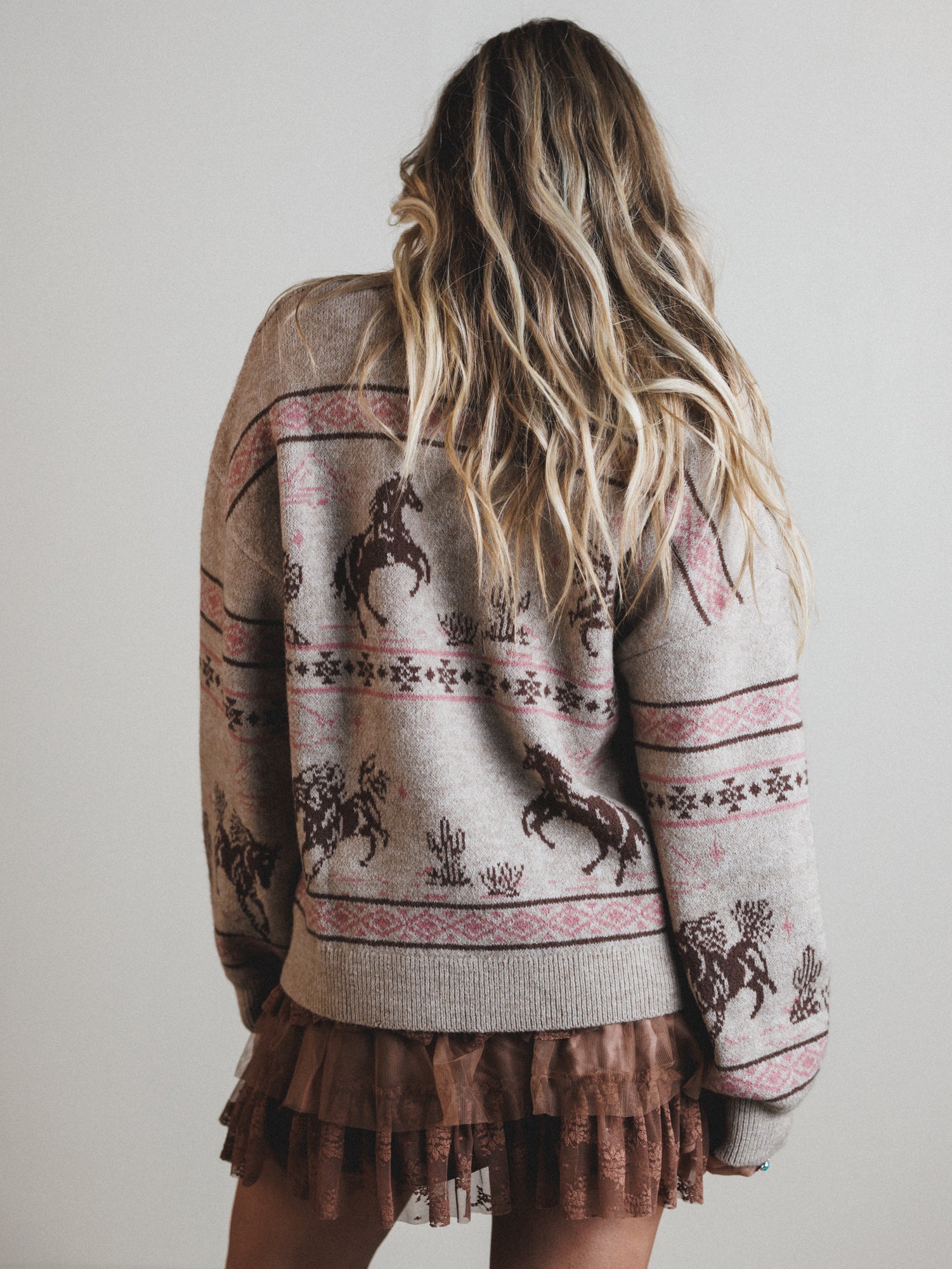 Sunset Stride Sweater - Taupe - Image 7