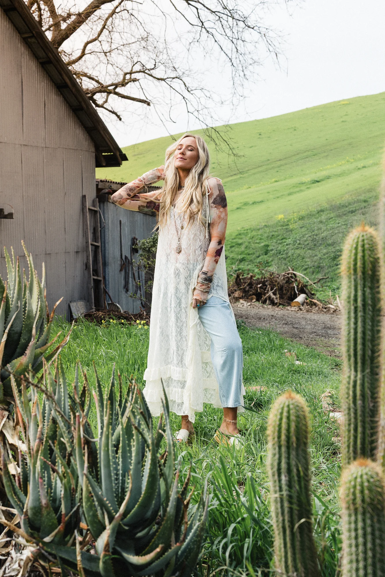 Sweet Perfection Layering Maxi Dress - Cream - Image 6