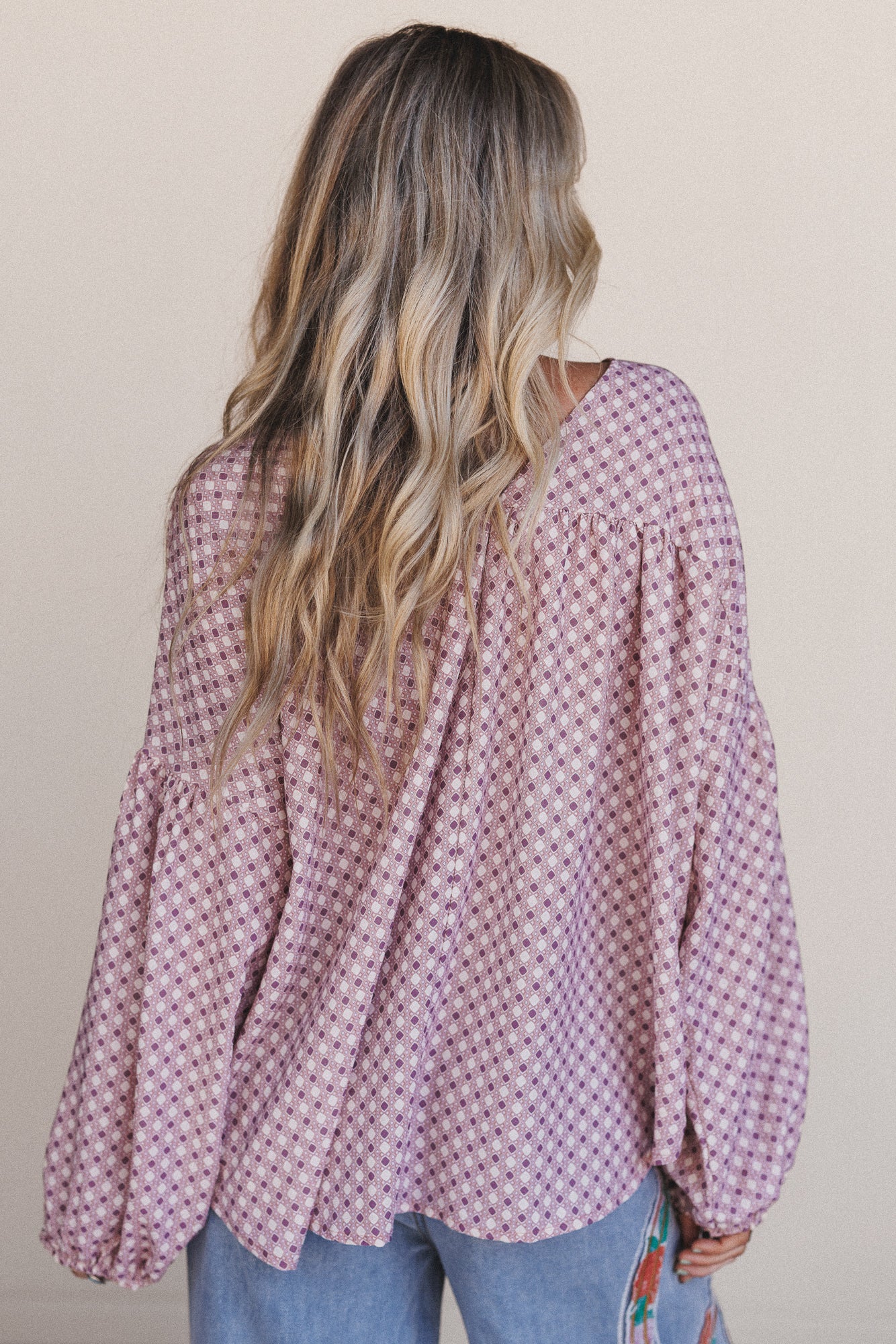 The Nest Kendrix Printed Top - Rose - Image 5