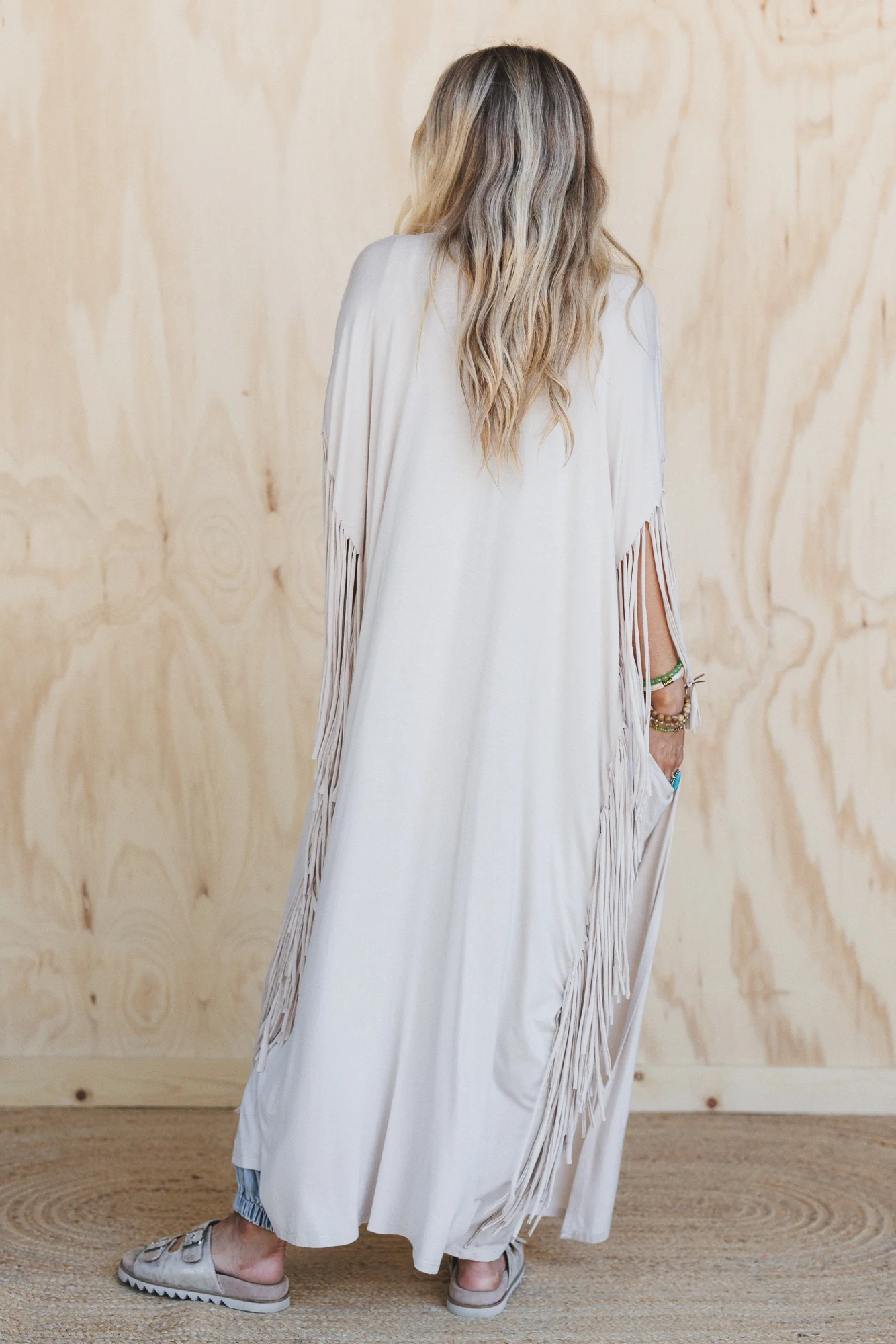 The Nest Showstopper Duster Kimono - Oat - Image 4
