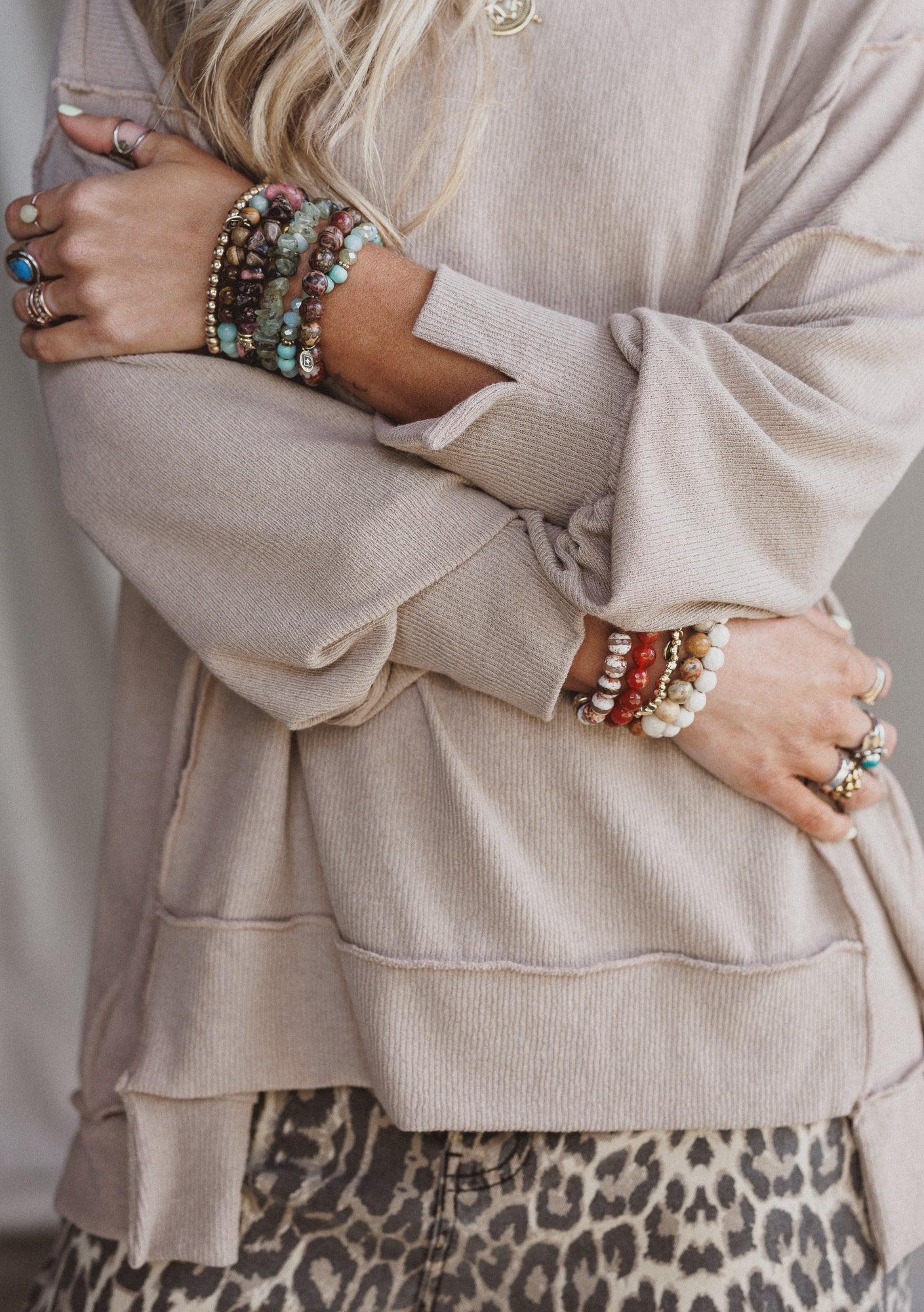 The Nest Sunset Dreamer Top - Taupe - Image 4