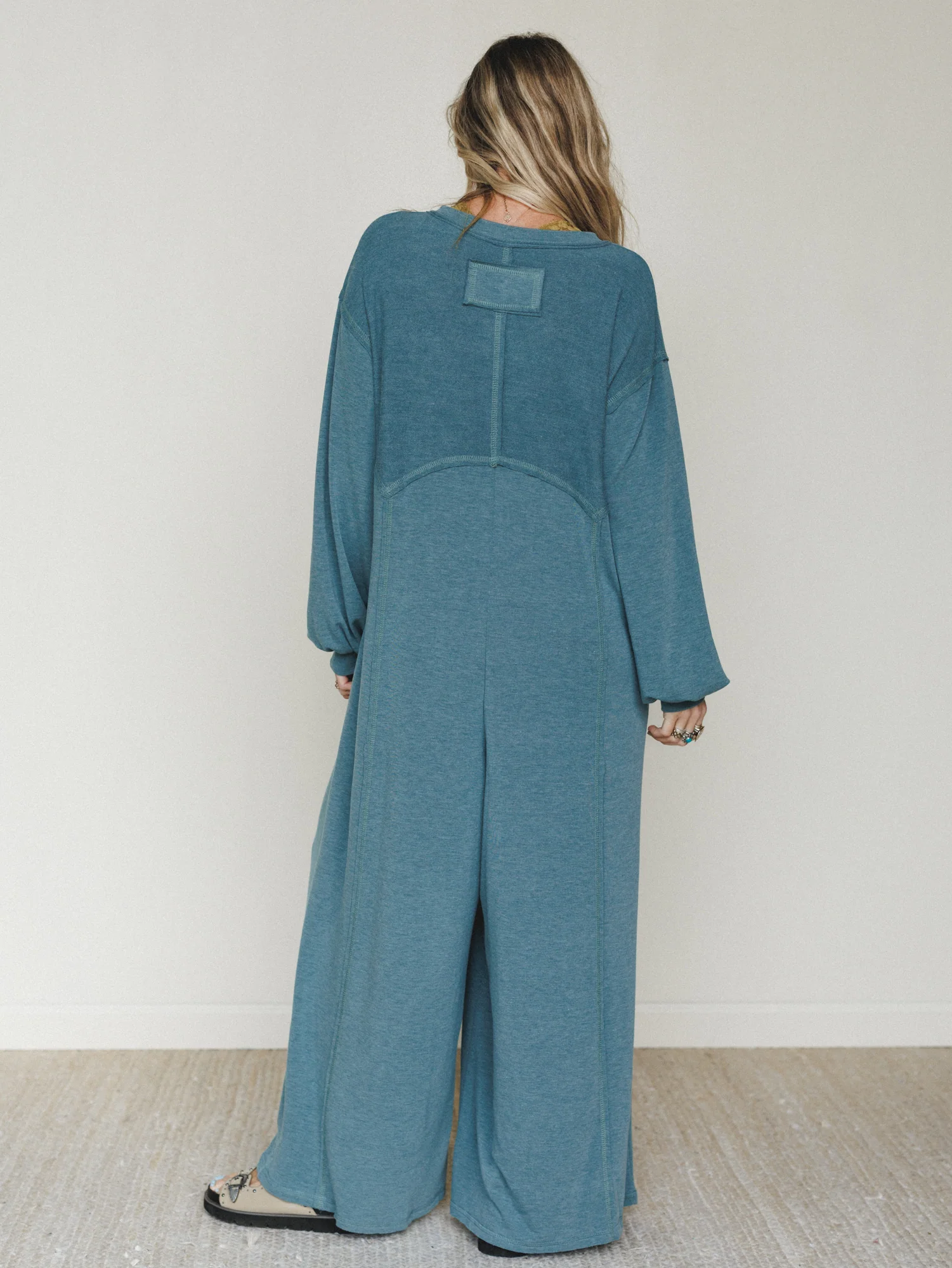 The Nest Sweet Nothings Jumpsuit - Teal - Image 5