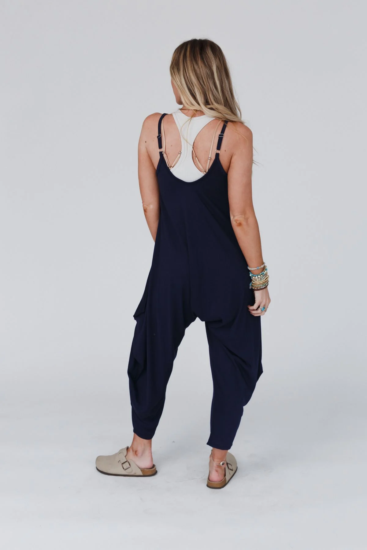 The Perfect Harem Jumpsuit - Navy - Image 4