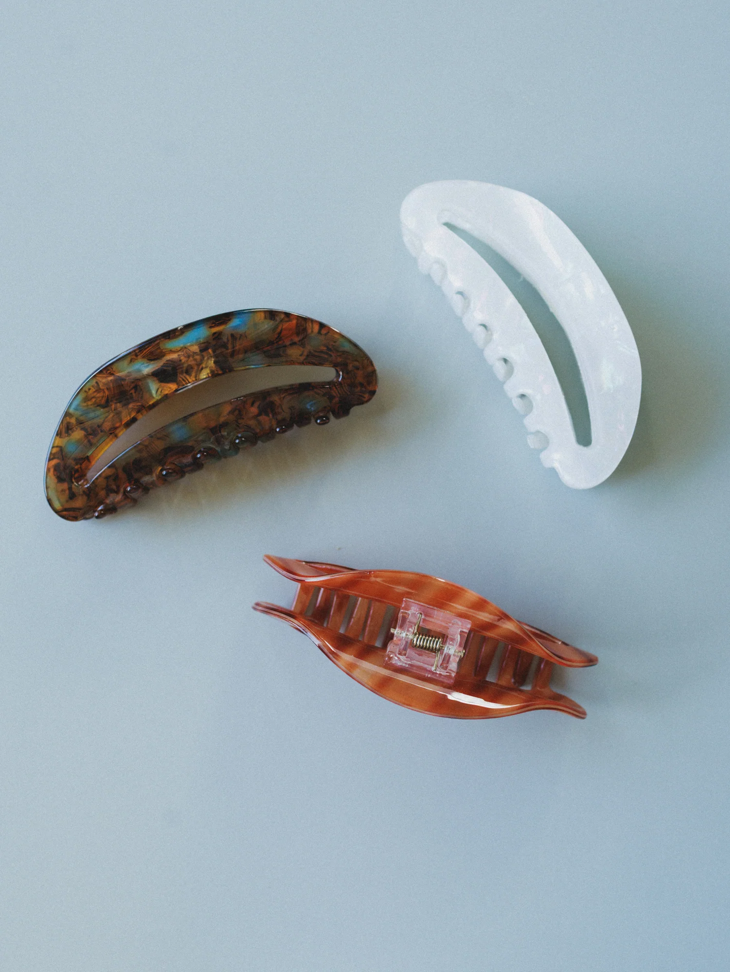 Three Piece Claw Clip Set - Multi
