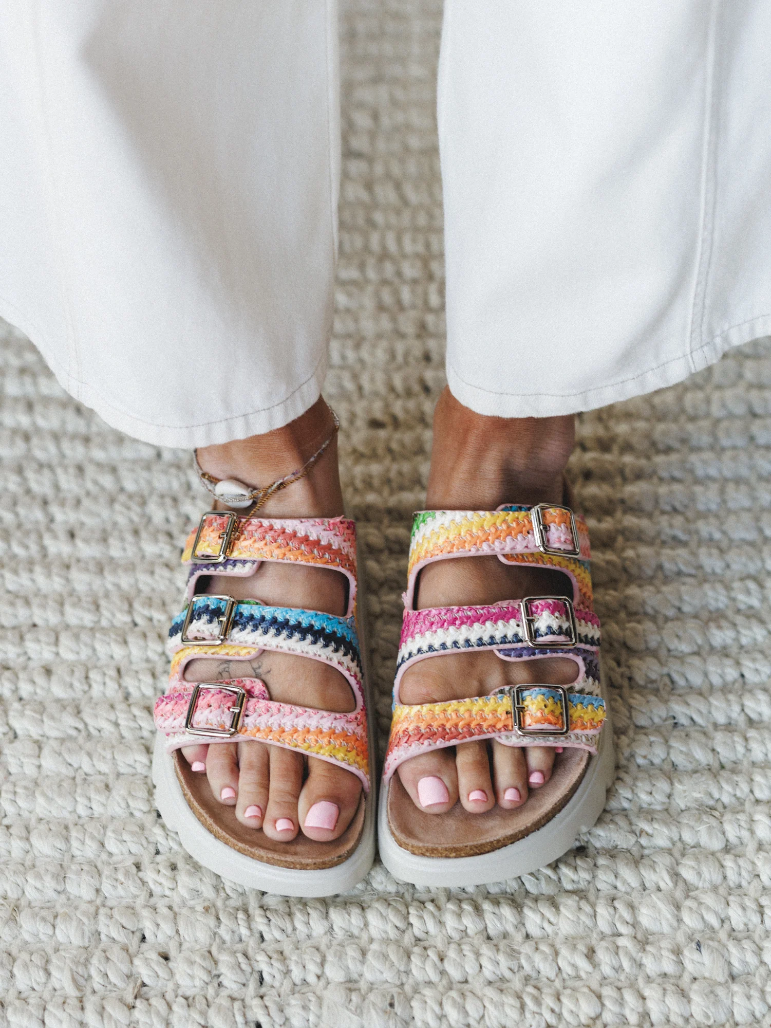 Three's Company Sandals - Multi