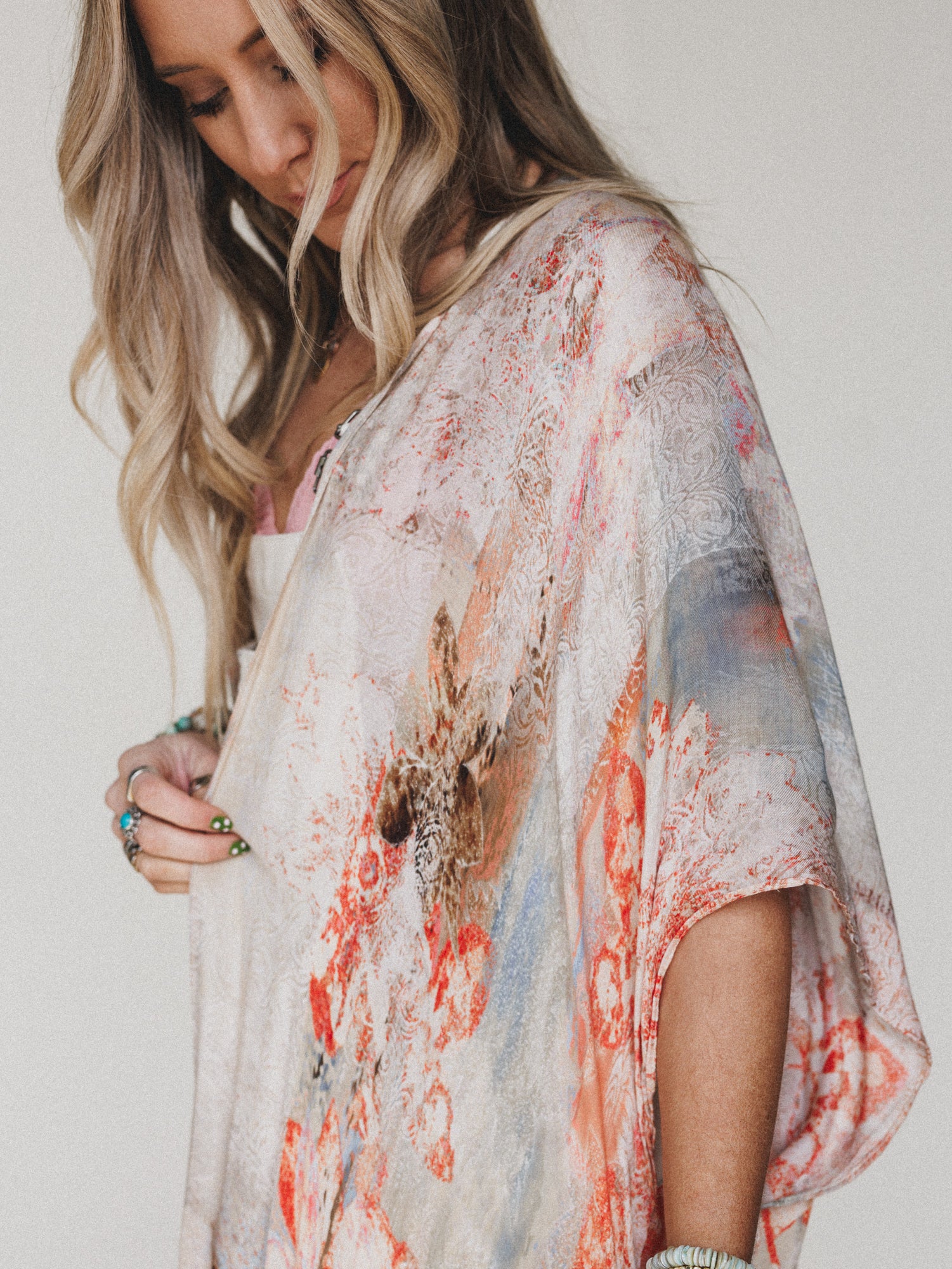 Watercolor Kimono - Nottingham - Image 3