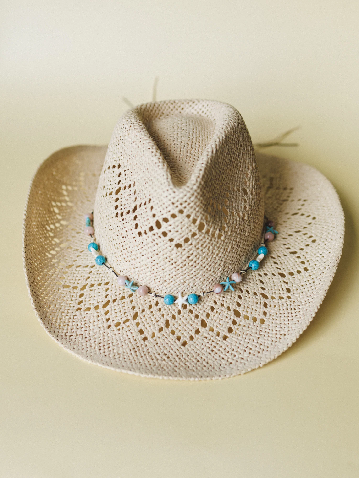 Western Summer Hat - Ivory - Image 2